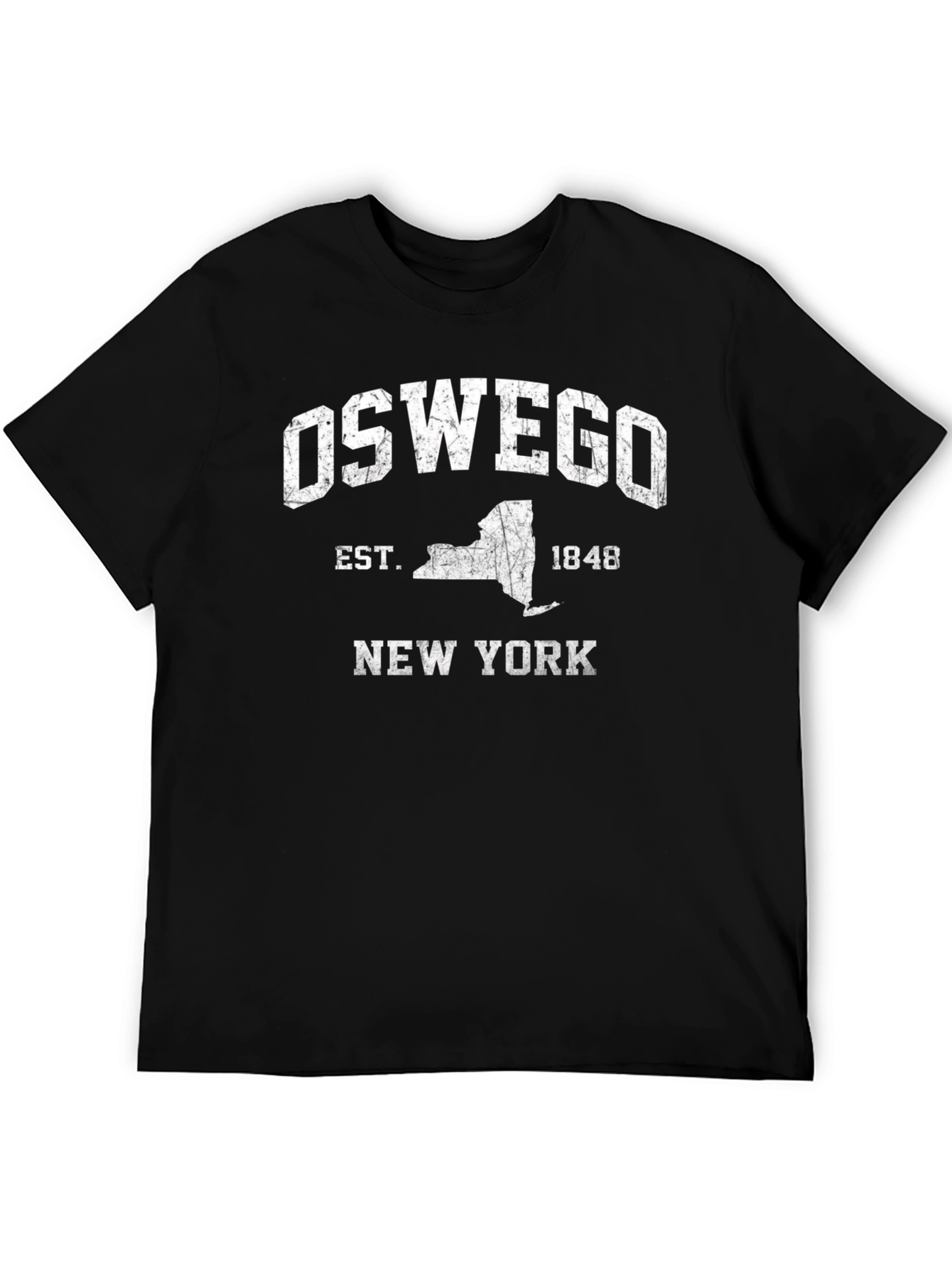 Oswego New York Black T-Shirt