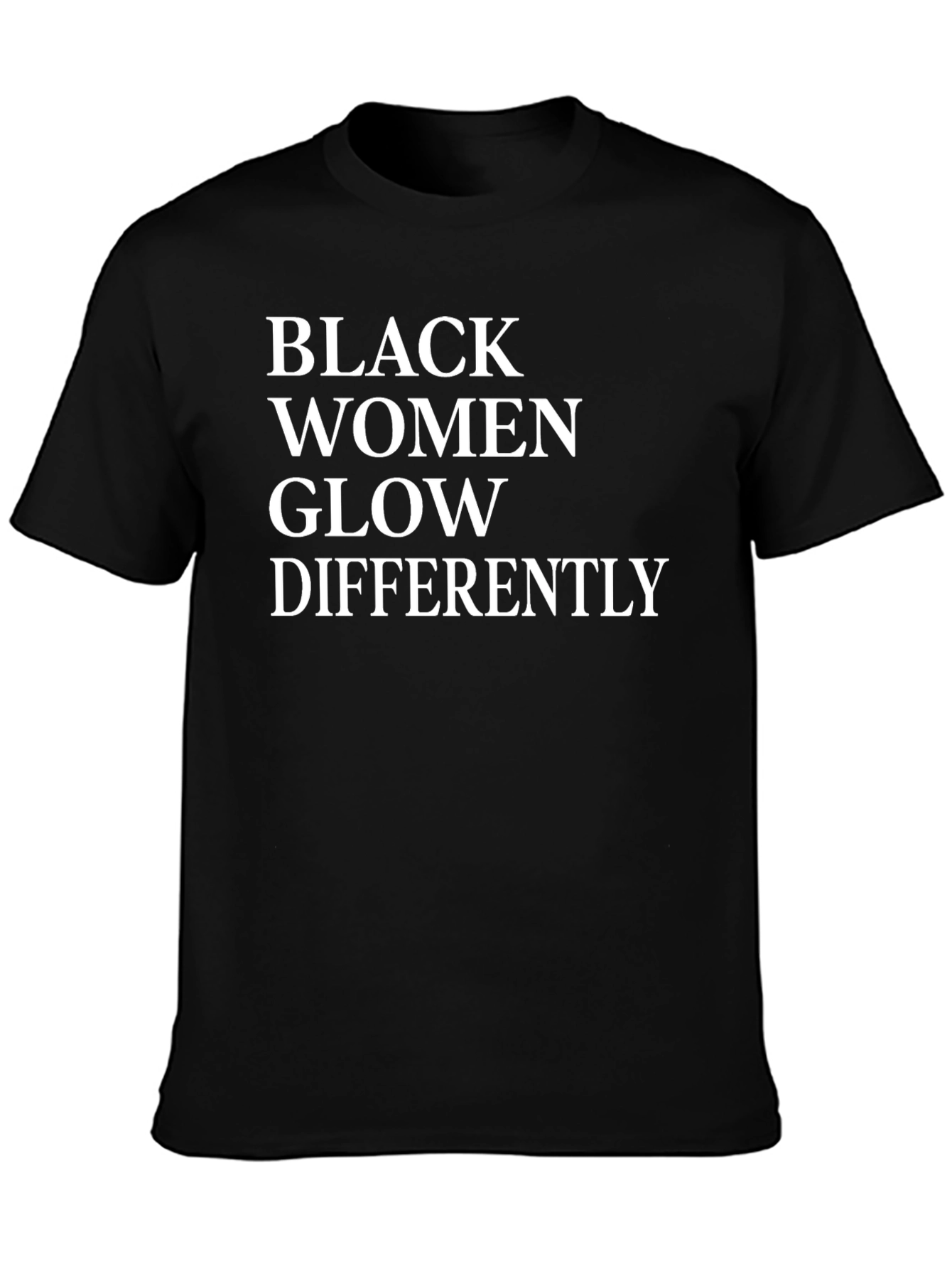 Black Women Glow Differently Graphic Tee