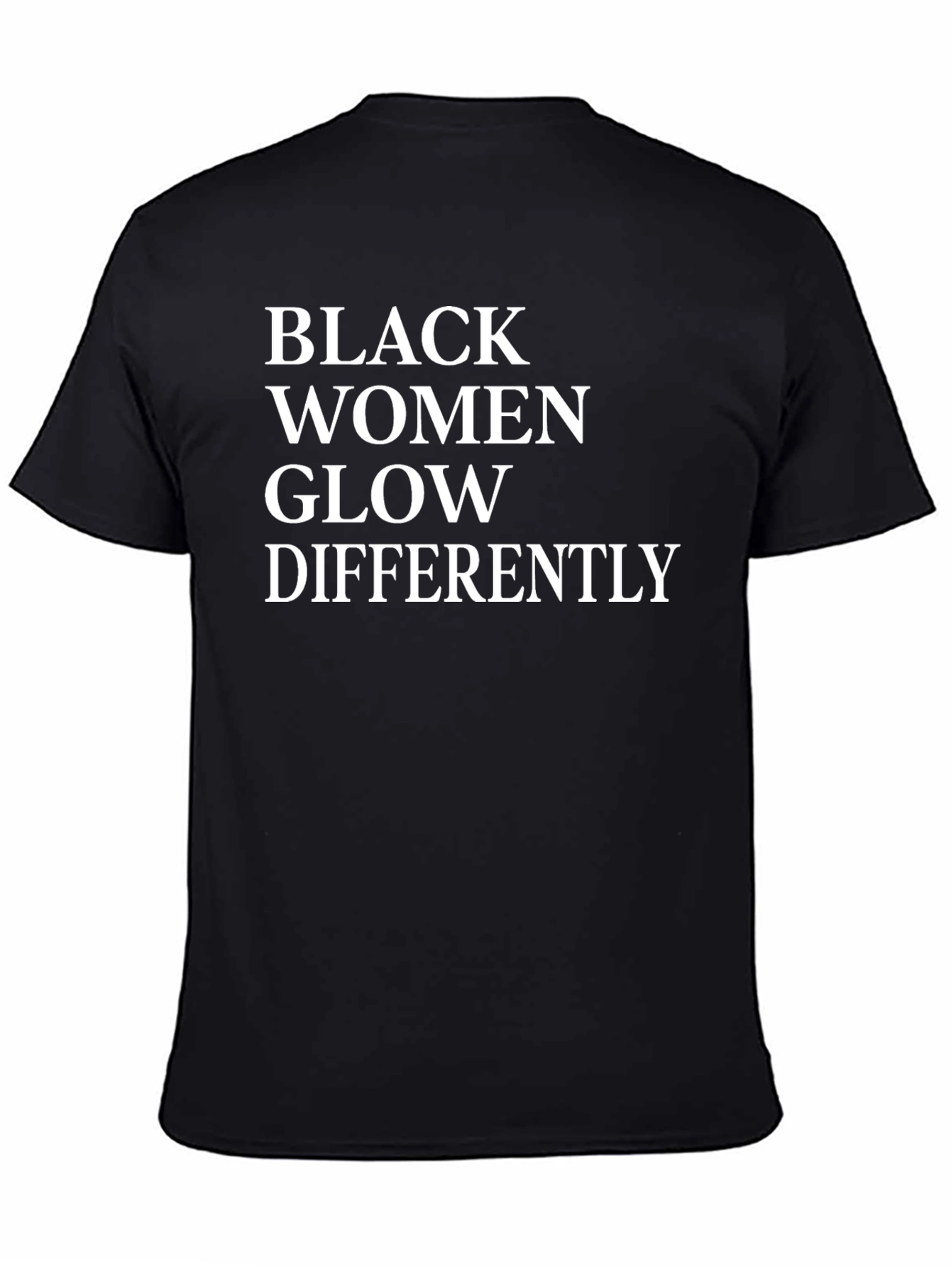 Black Women Glow Differently Graphic Tee