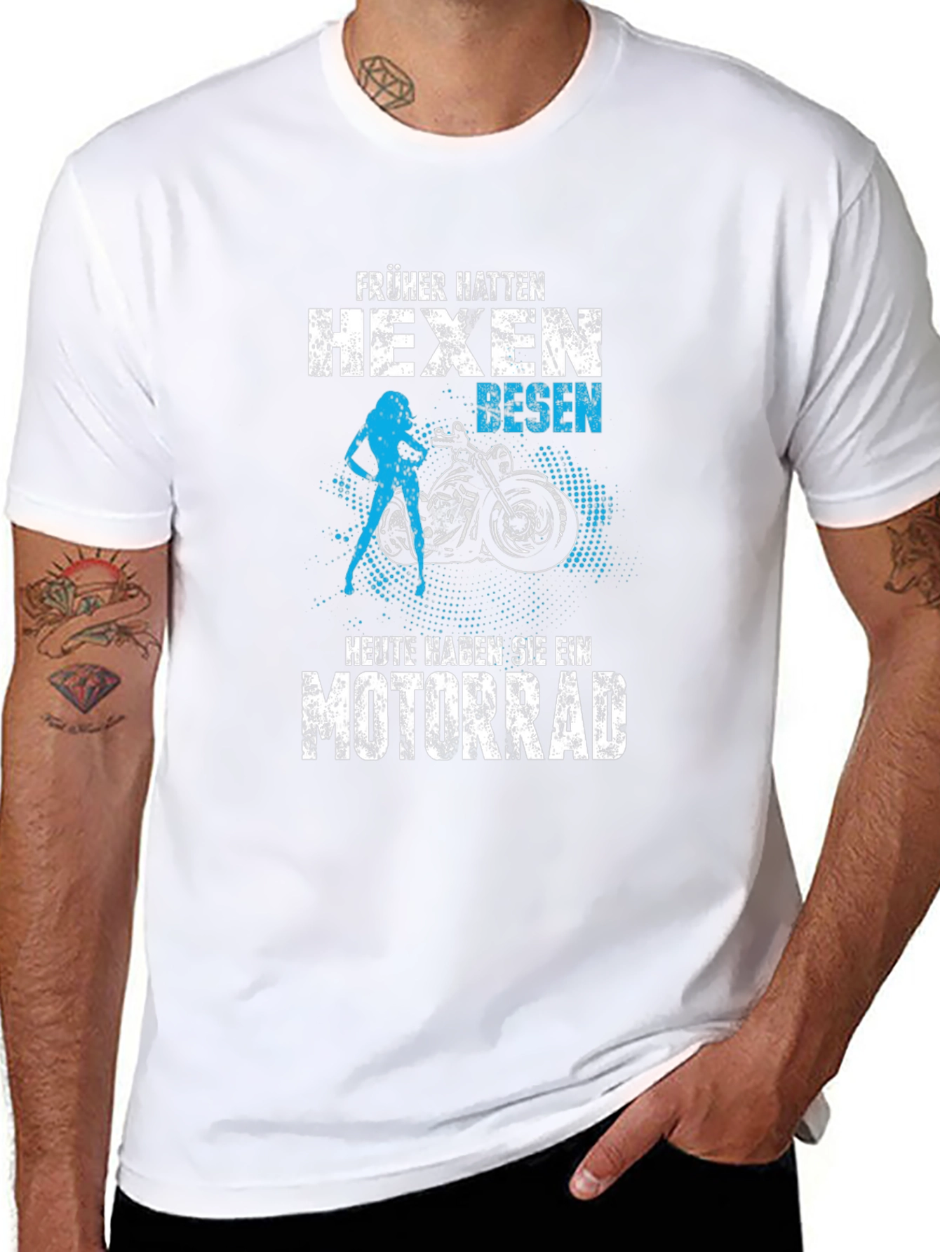Witches Motorcycle T-Shirt - Cool Biker Tee