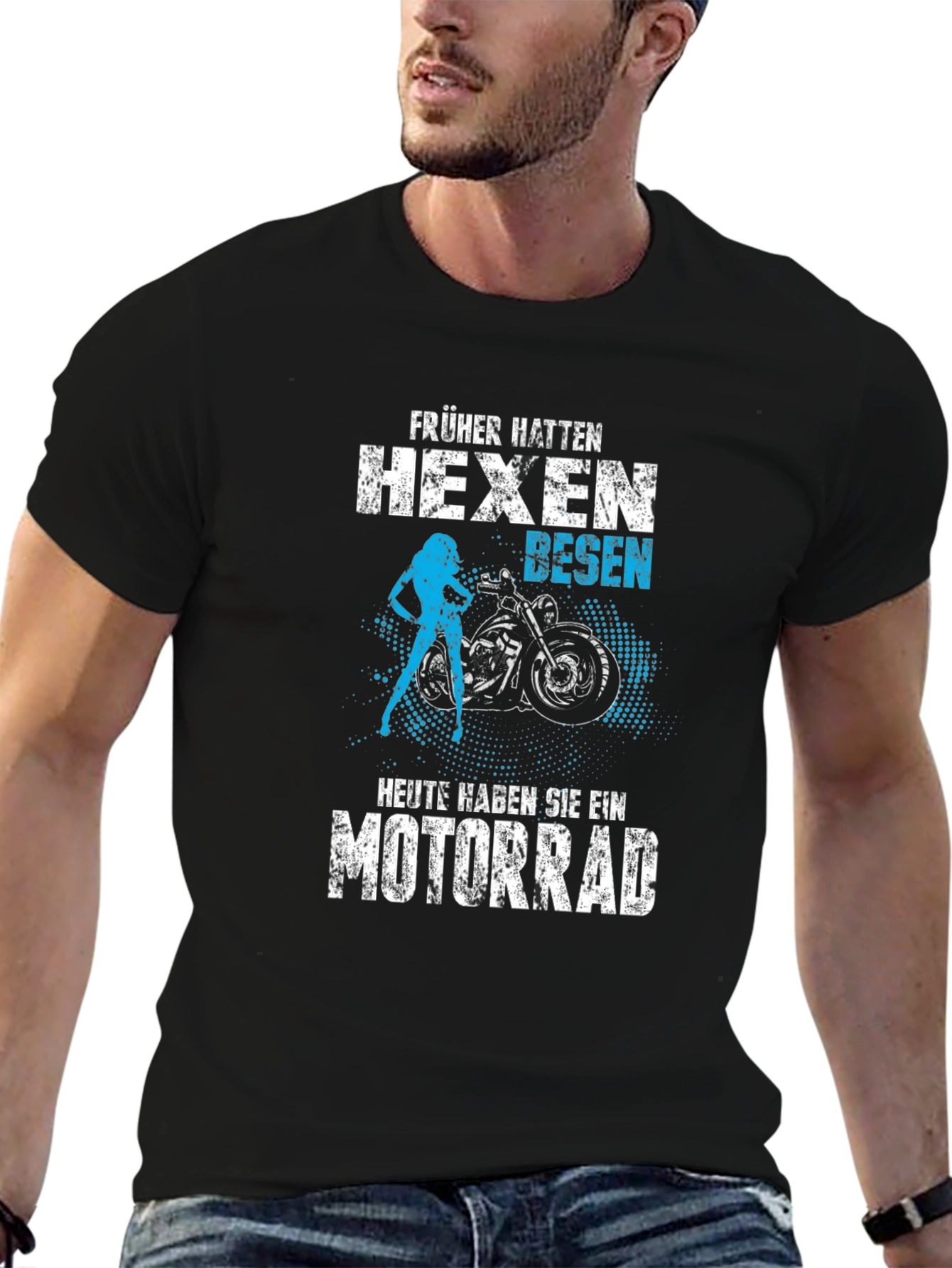 Witches Motorcycle T-Shirt - Cool Biker Tee