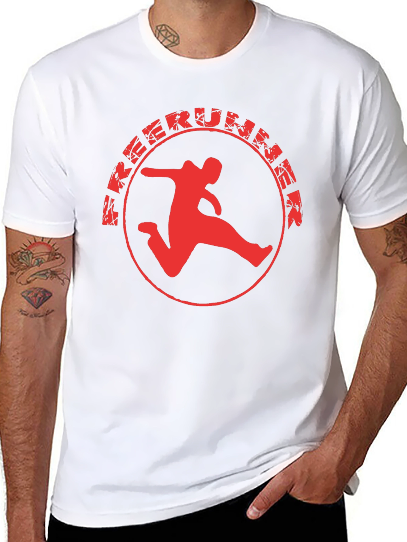 Freerummer Graphic Tee - Black Cotton