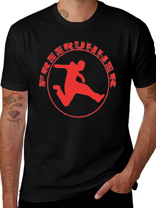 Freerummer Graphic Tee - Black Cotton
