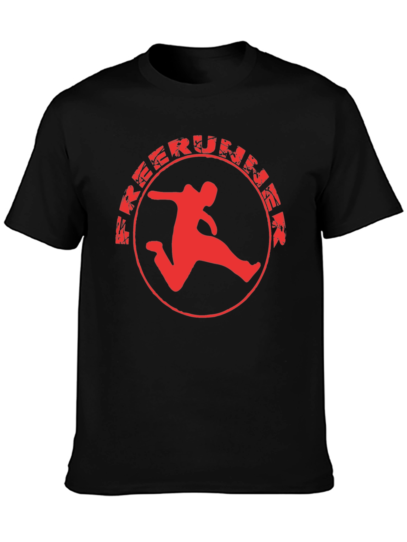 Freerummer Graphic Tee - Black Cotton