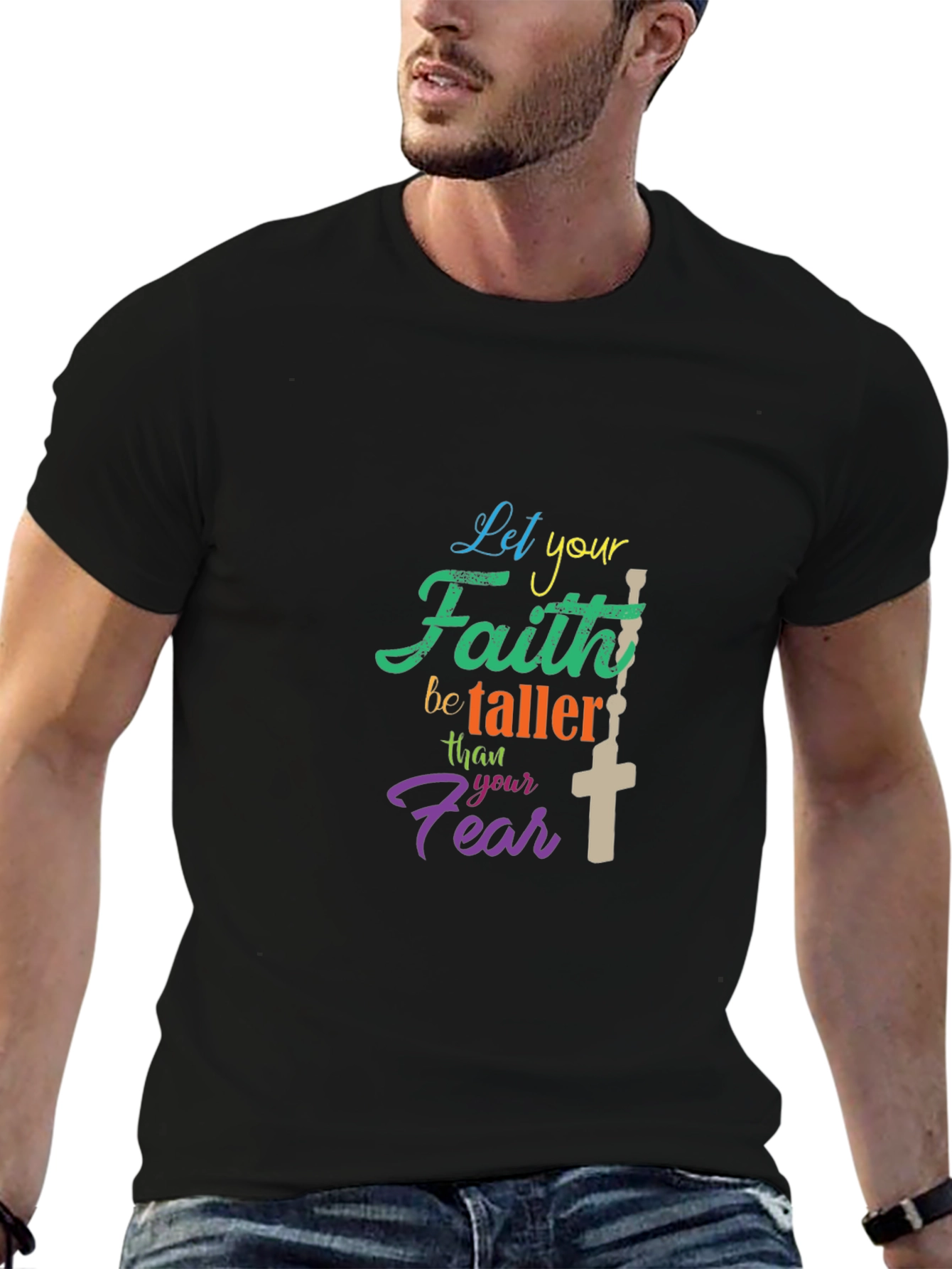 Faith Over Fear Graphic Tee - Christian Inspired Apparel