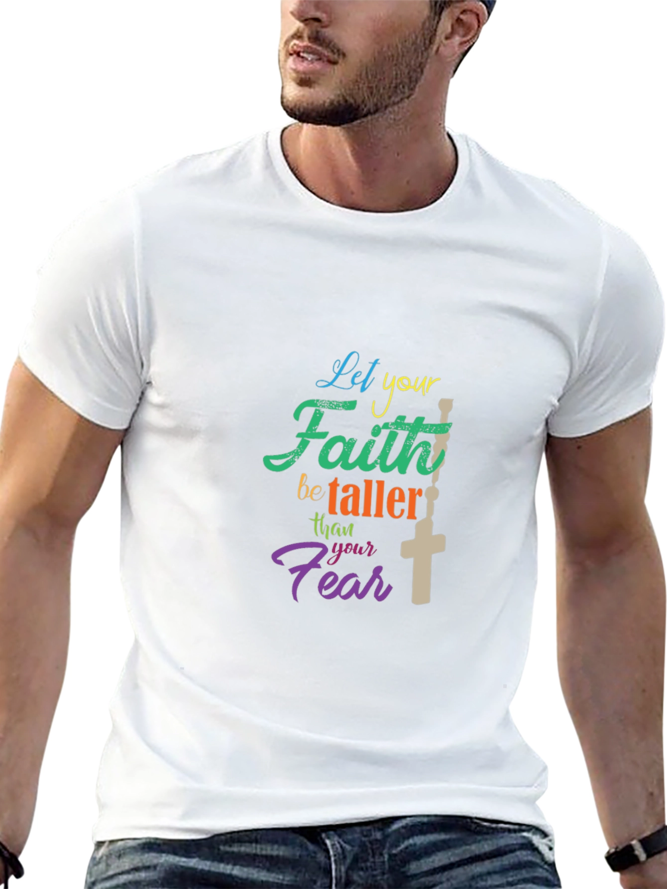 Faith Over Fear Graphic Tee - Christian Inspired Apparel