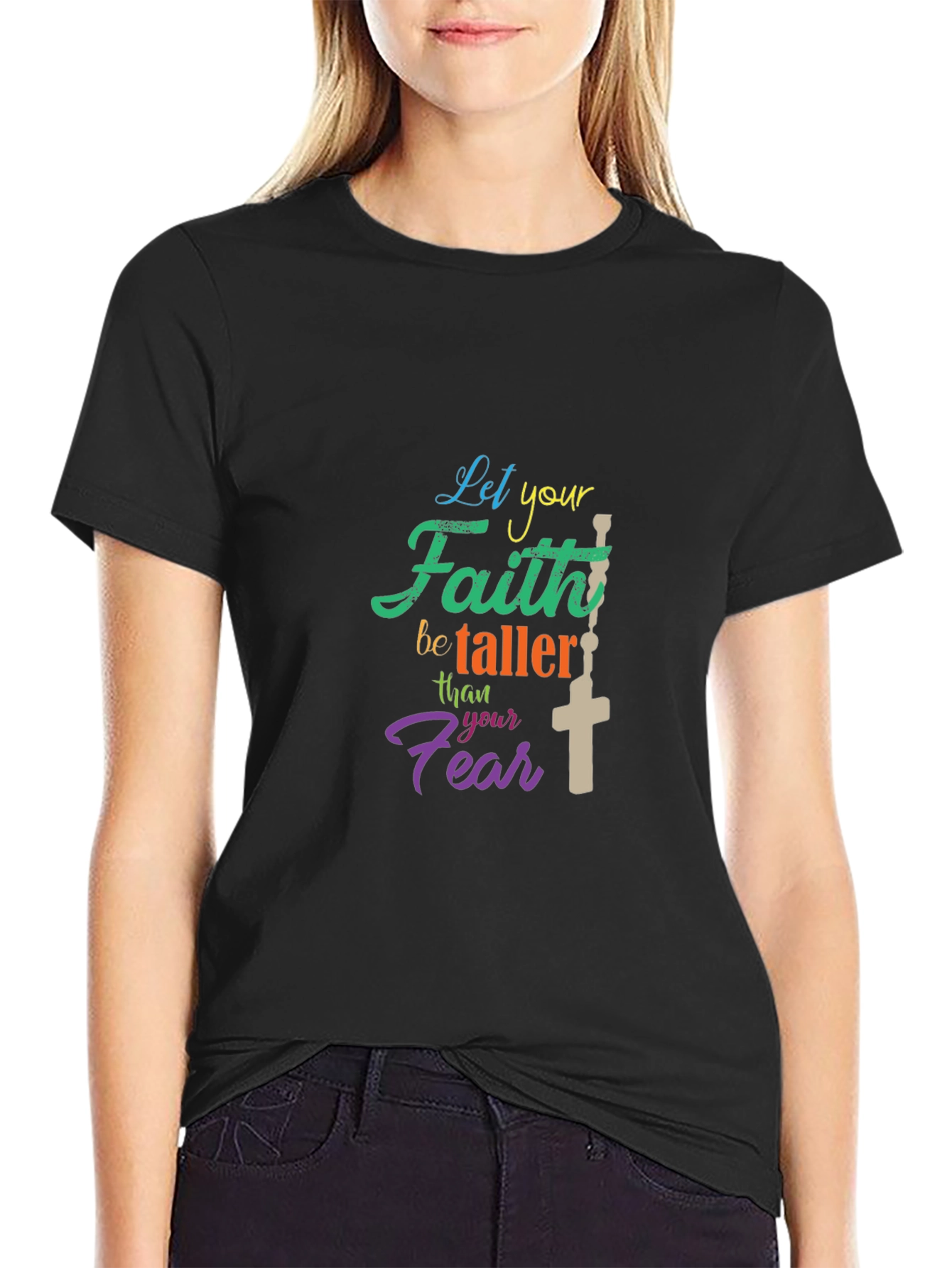 Faith Over Fear Graphic Tee - Christian Inspired Apparel