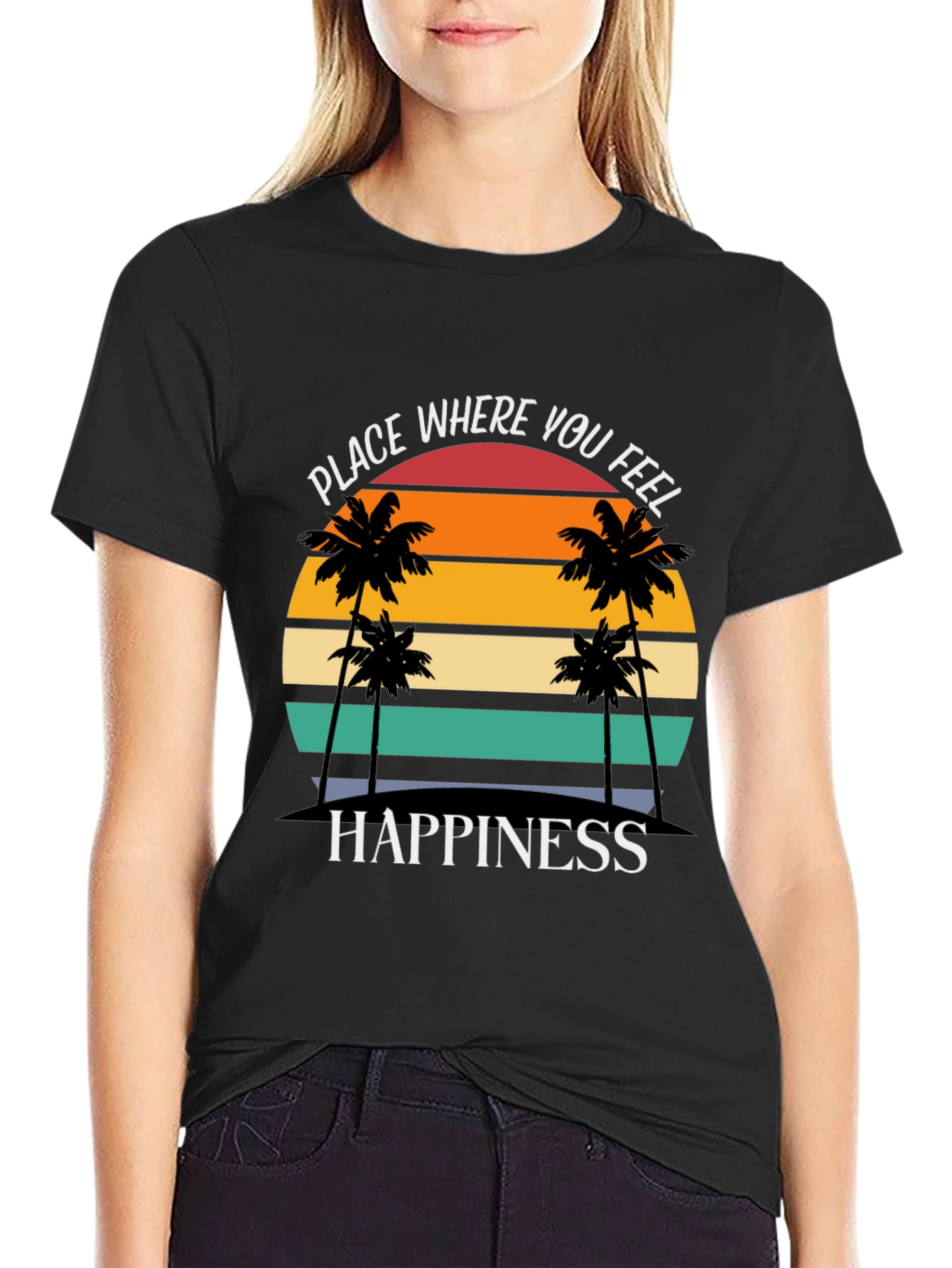 Paradise Found T-Shirt - Happiness Destination Tee