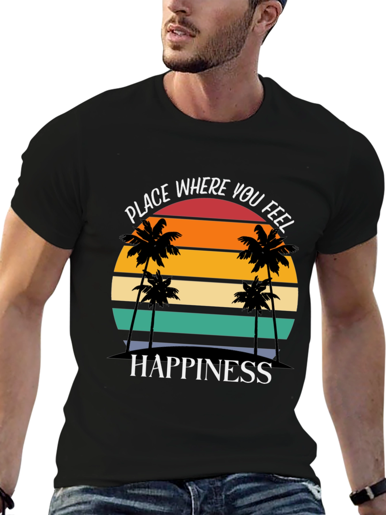 Paradise Found T-Shirt - Happiness Destination Tee