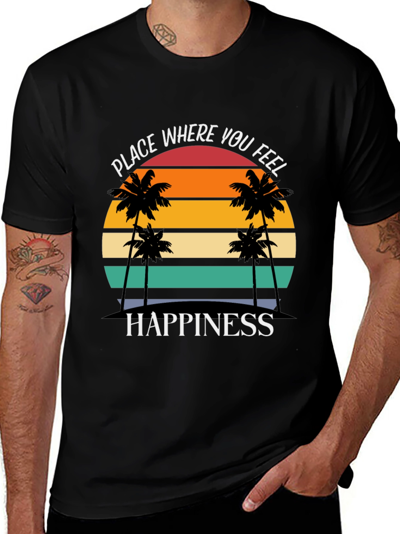 Paradise Found T-Shirt - Happiness Destination Tee