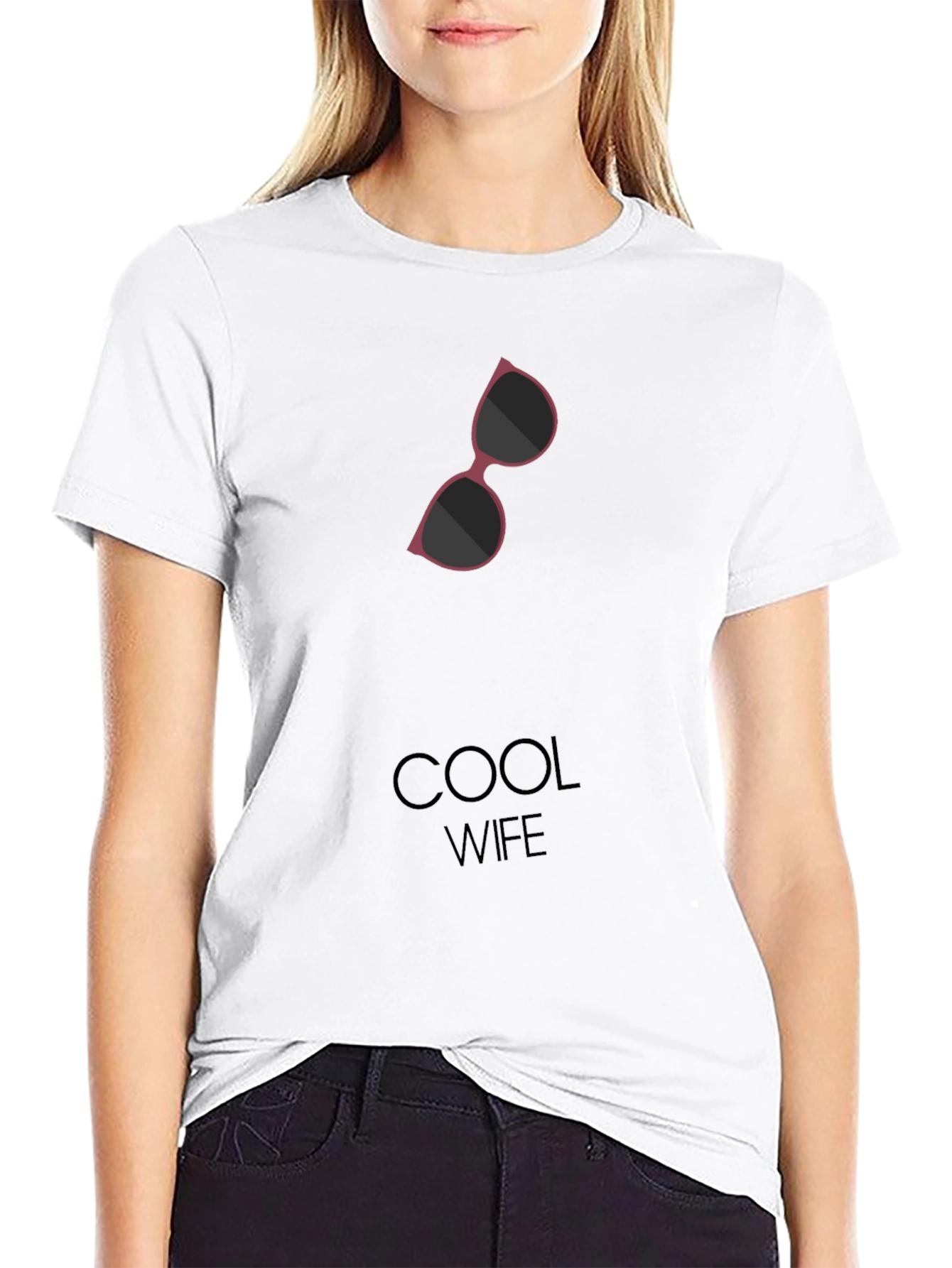 Cool Wife Graphic Tee - Stylish Husband Gift