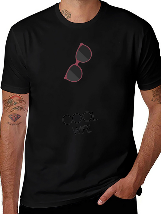 Cool Wife Graphic Tee - Stylish Husband Gift