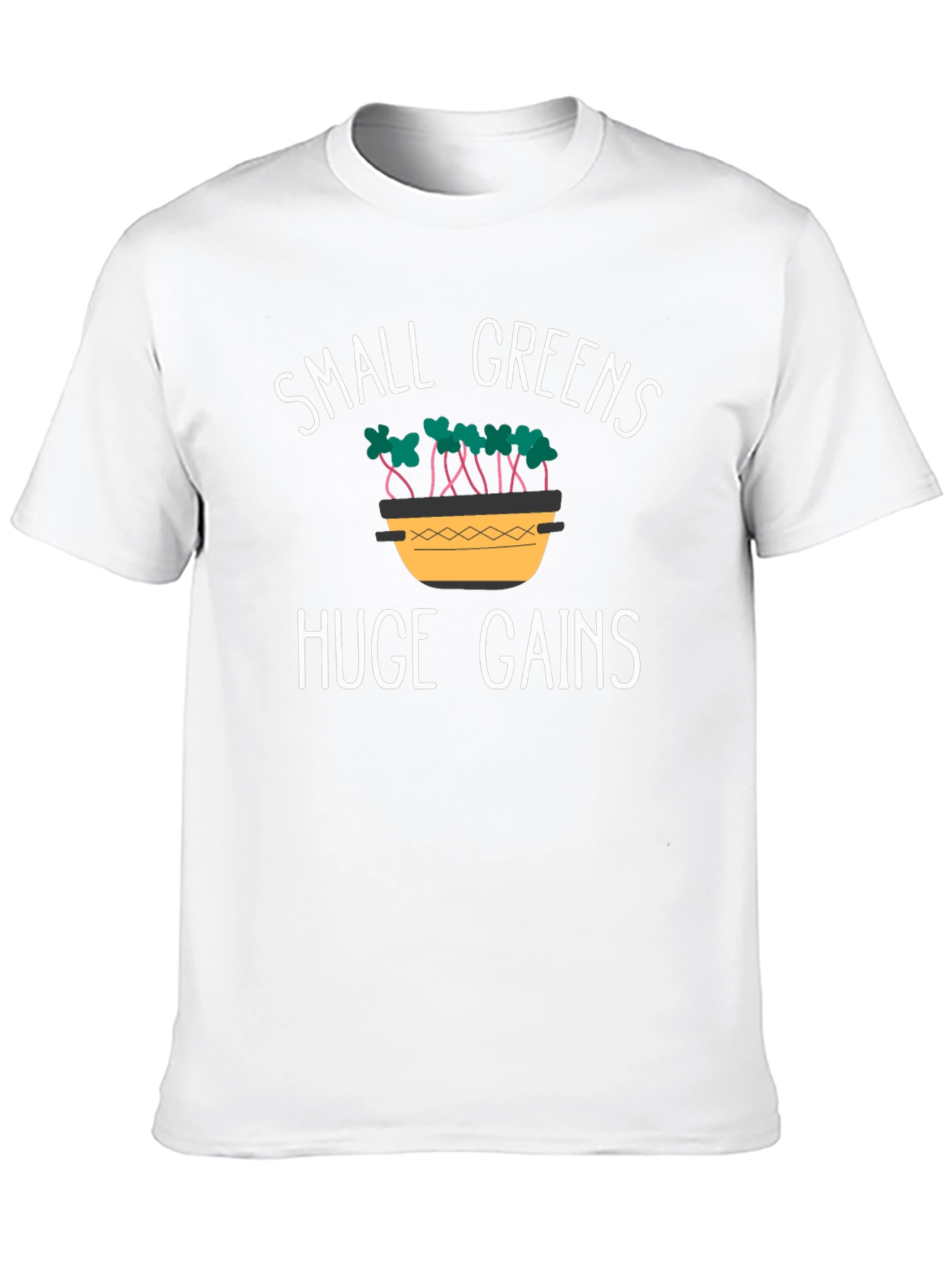 Small Greens Huge Gains Graphic Tee