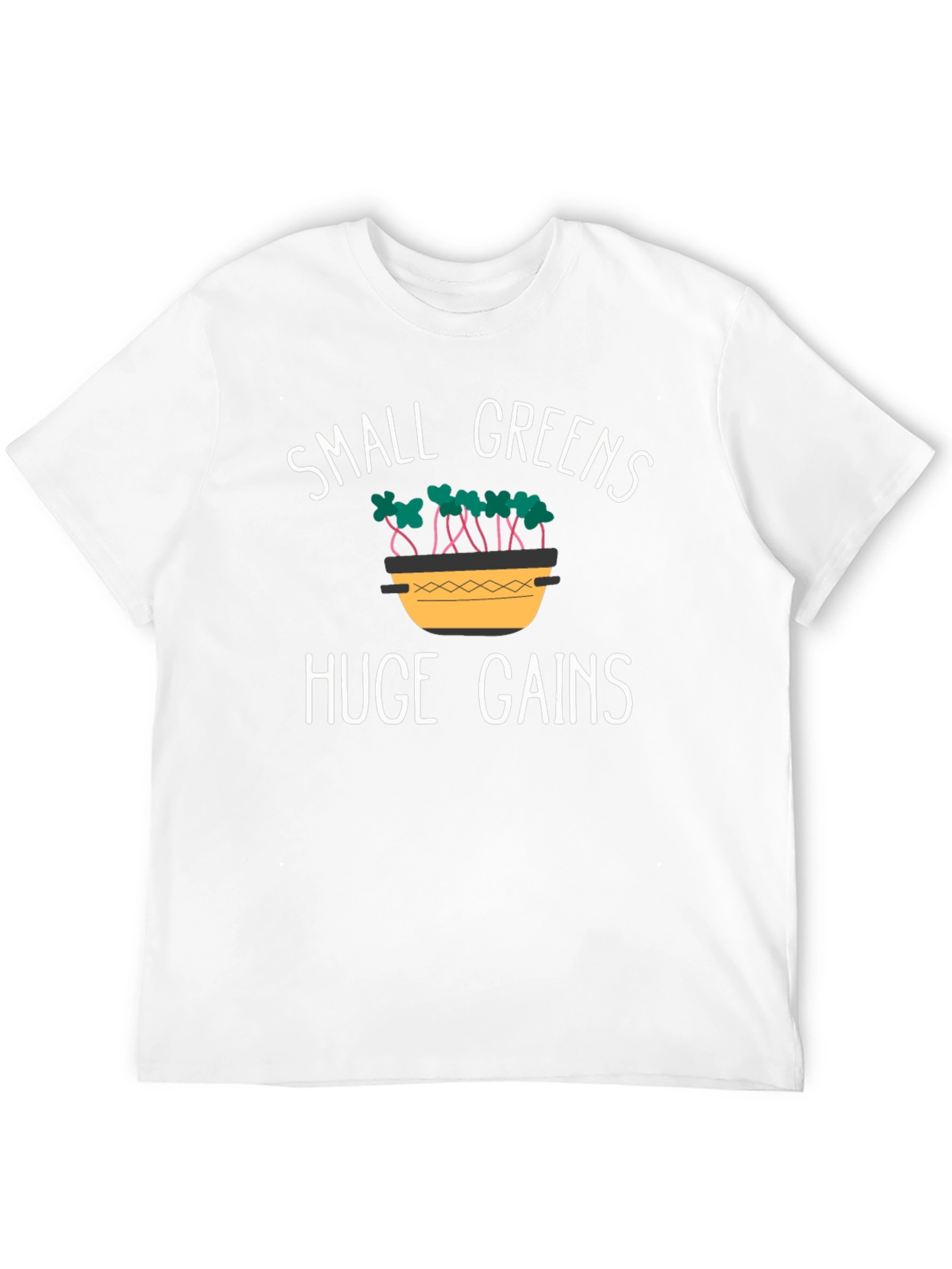 Small Greens Huge Gains Graphic Tee