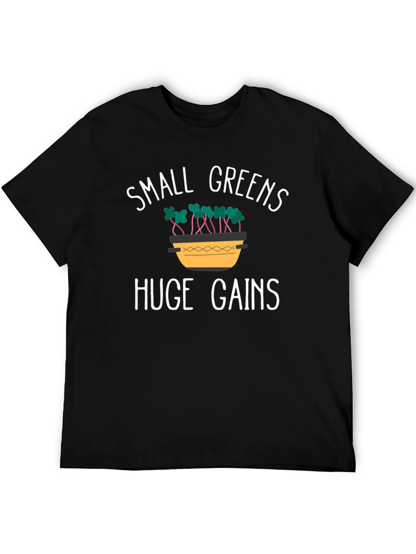 Small Greens Huge Gains Graphic Tee