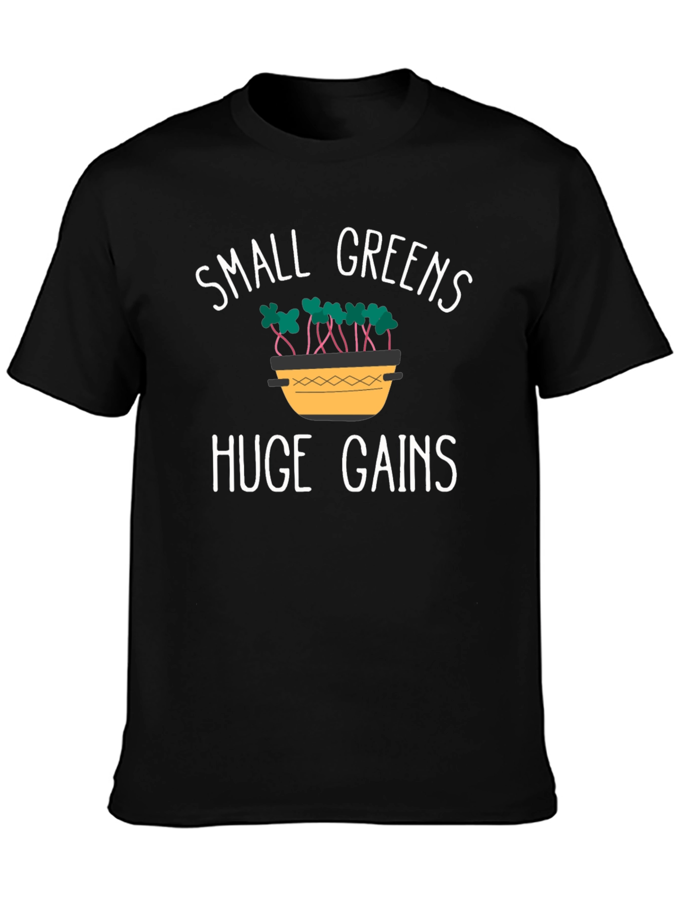 Small Greens Huge Gains Graphic Tee