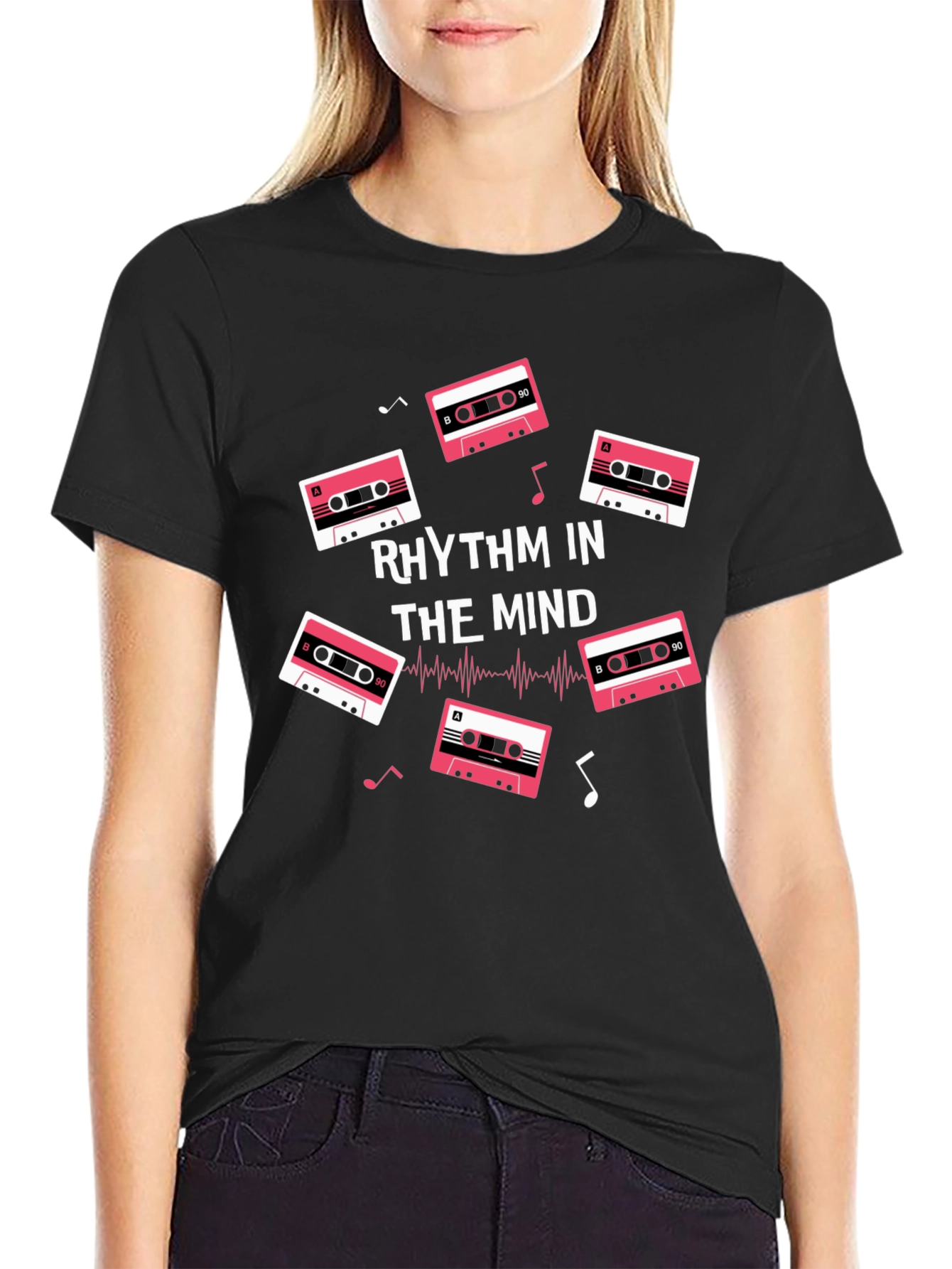 Rhythm in the Mind Music Cassette Graphic T-Shirt
