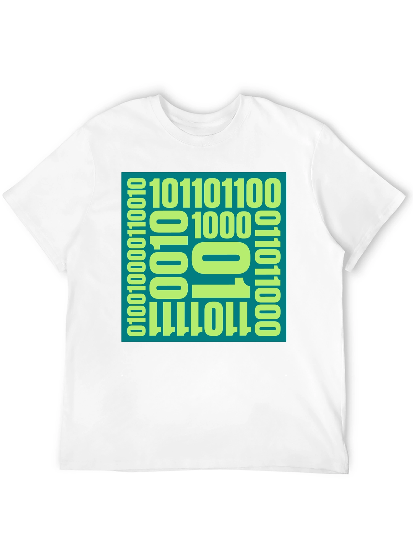 Binary Code Graphic Tee - Programmer Style