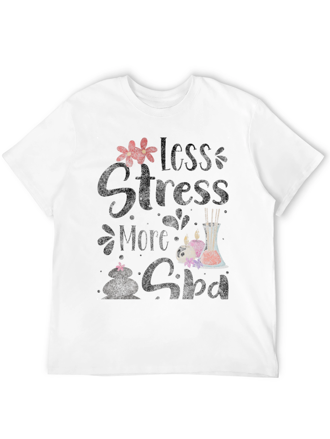 Less Stress More Spa Graphic Tee
