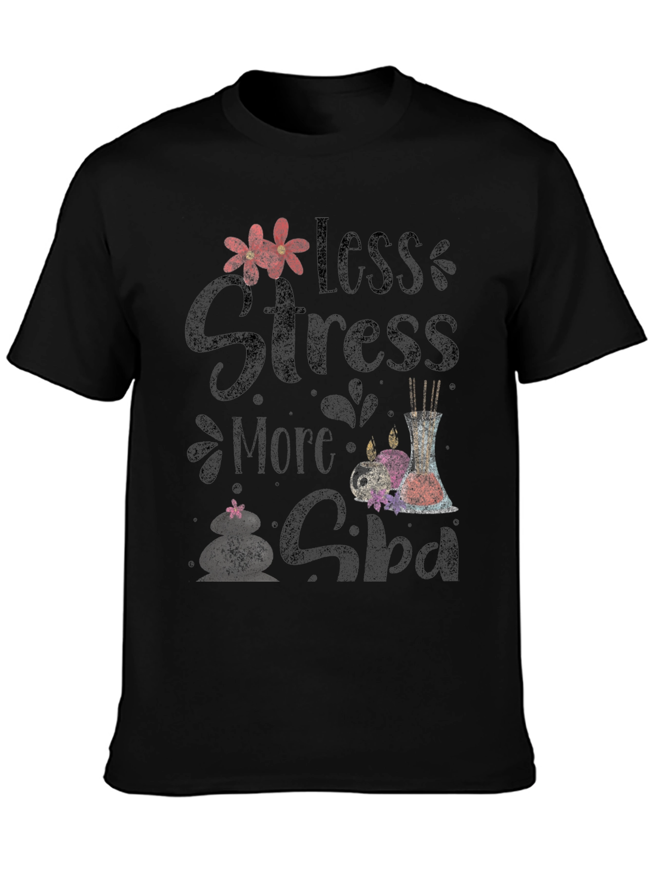 Less Stress More Spa Graphic Tee