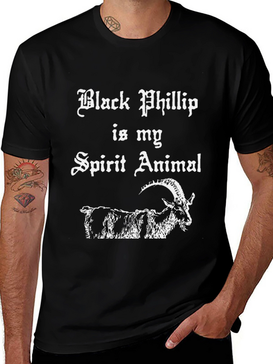 Black Phillip Spirit Animal Graphic T-Shirt