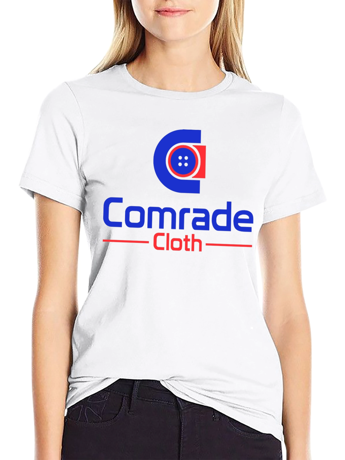 Comrade Cloth Graphic Tee - Black Cotton Blend