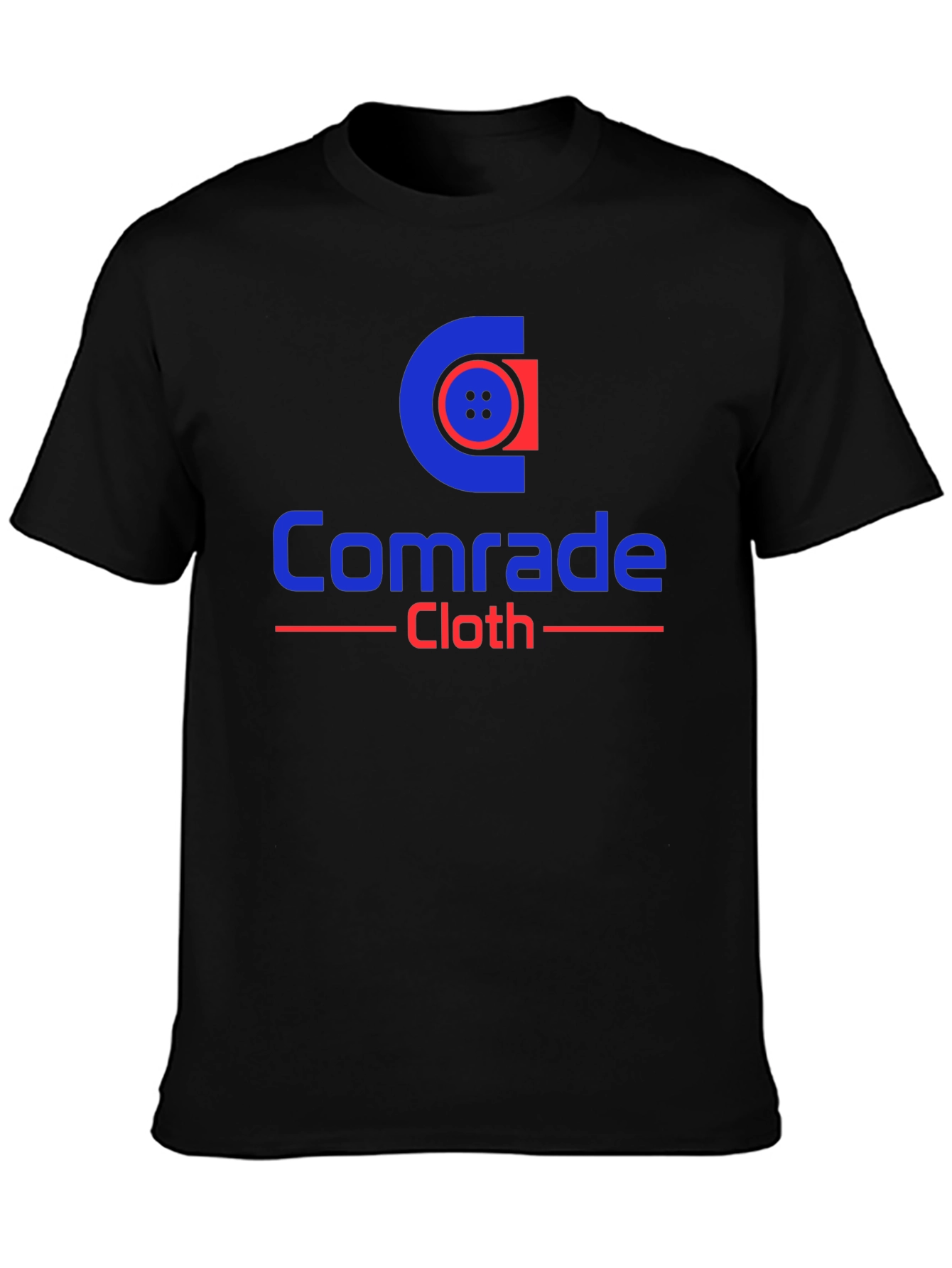 Comrade Cloth Graphic Tee - Black Cotton Blend