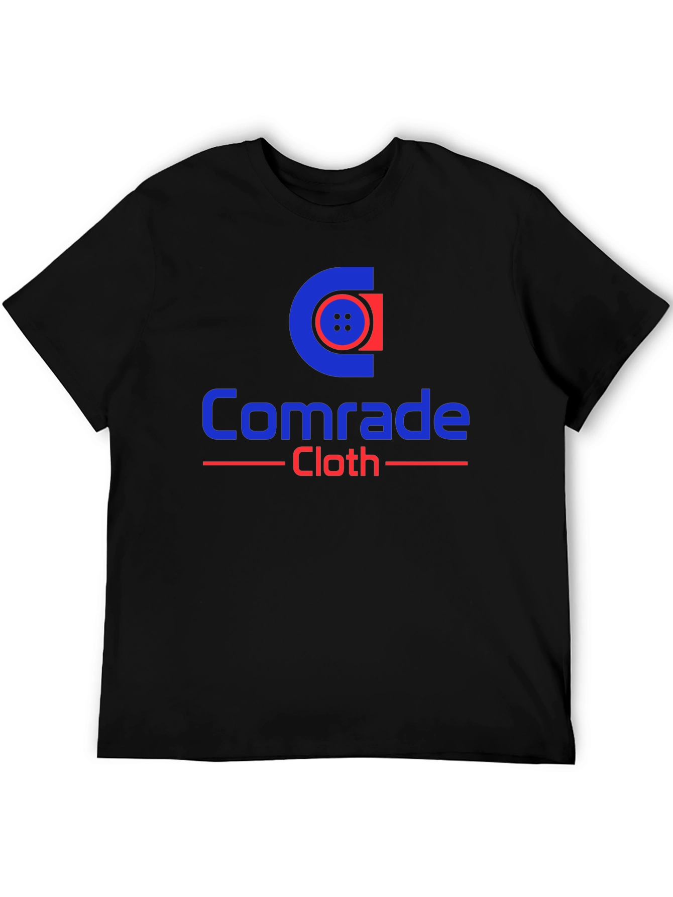 Comrade Cloth Graphic Tee - Black Cotton Blend