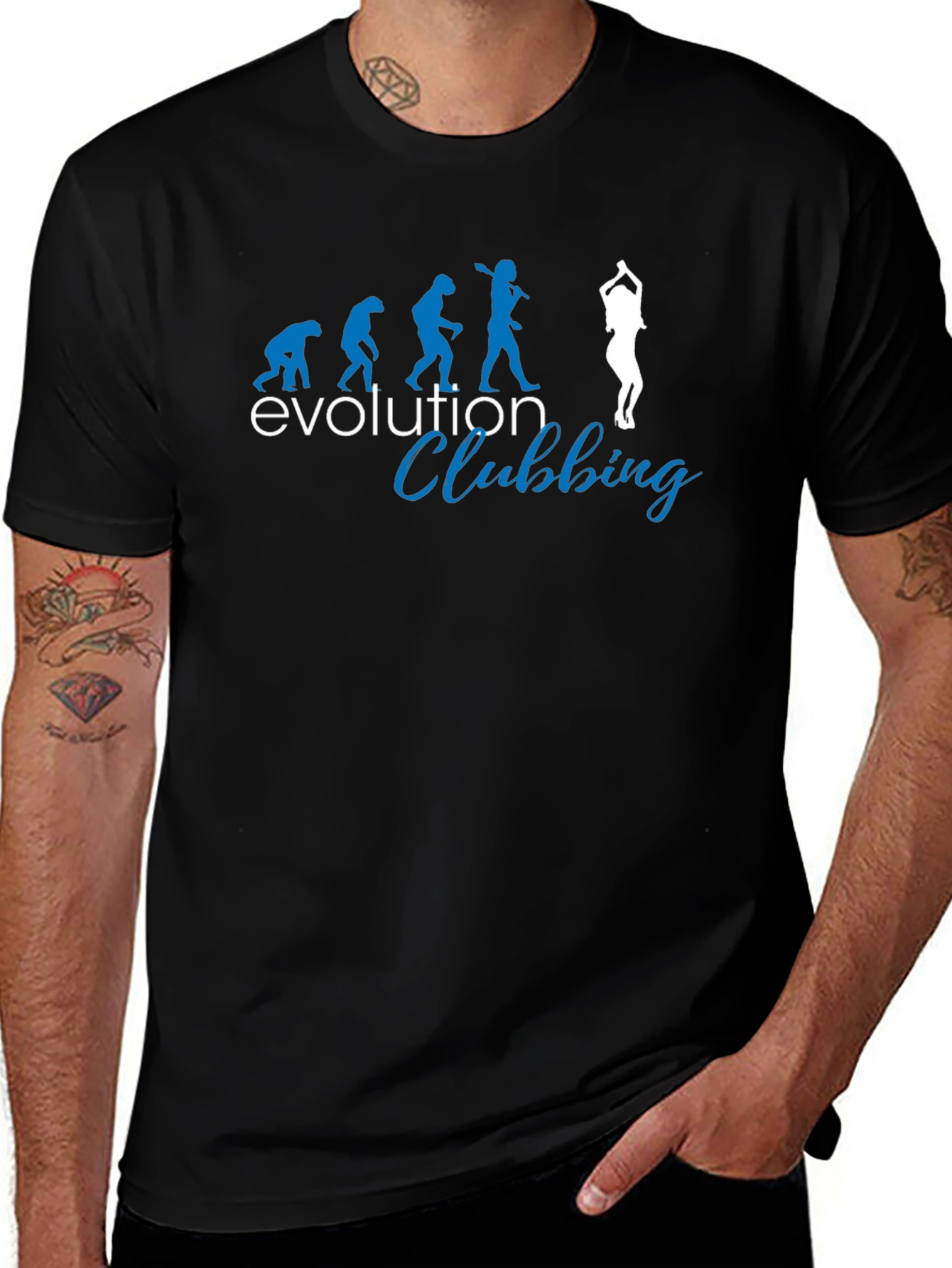 Evolution Clubbing T-Shirt - Black