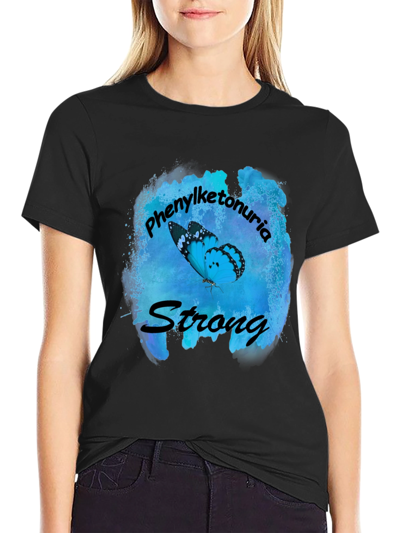 Phenylketonuria Awareness Butterfly T-Shirt