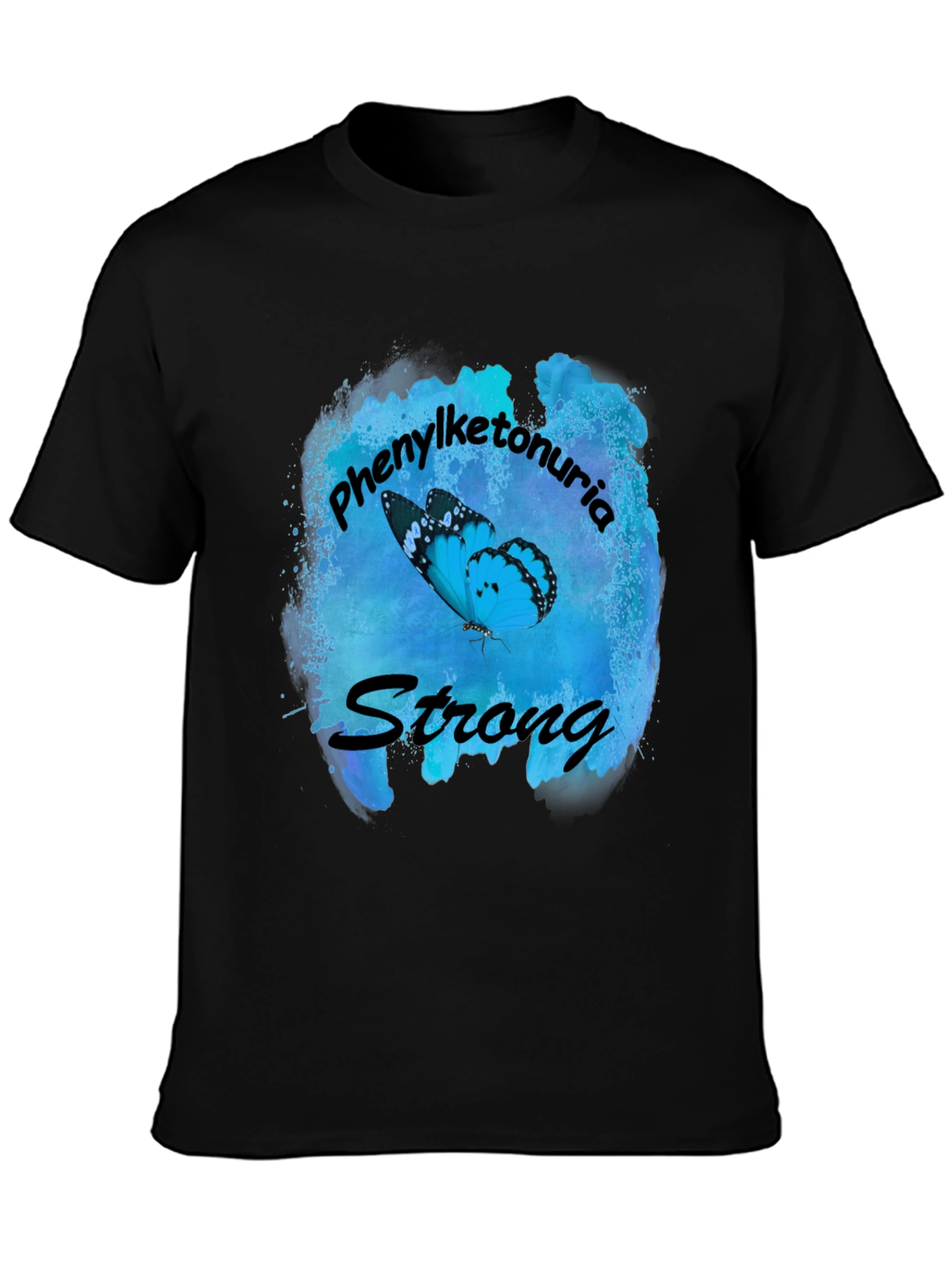 Phenylketonuria Awareness Butterfly T-Shirt