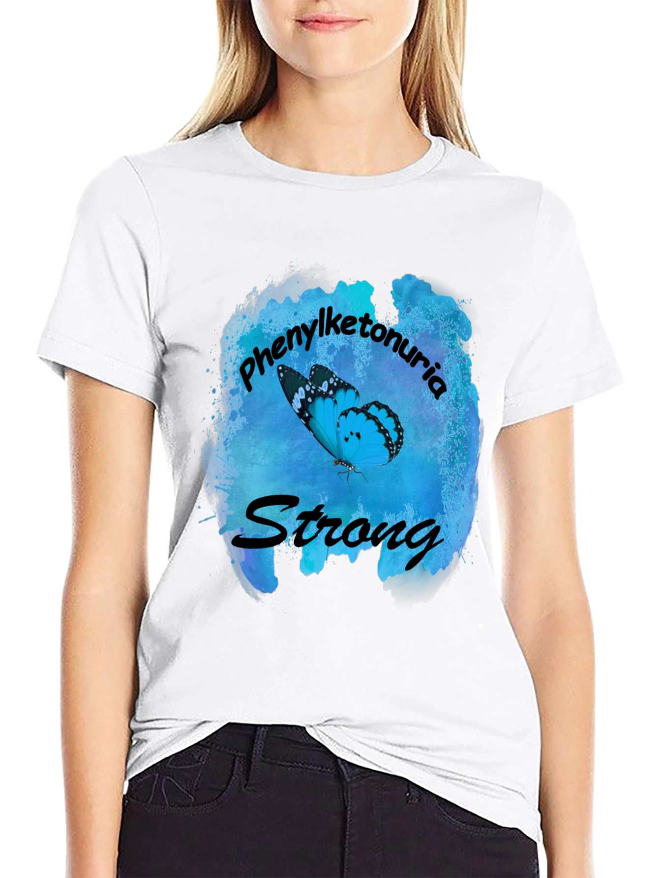 Phenylketonuria Awareness Butterfly T-Shirt