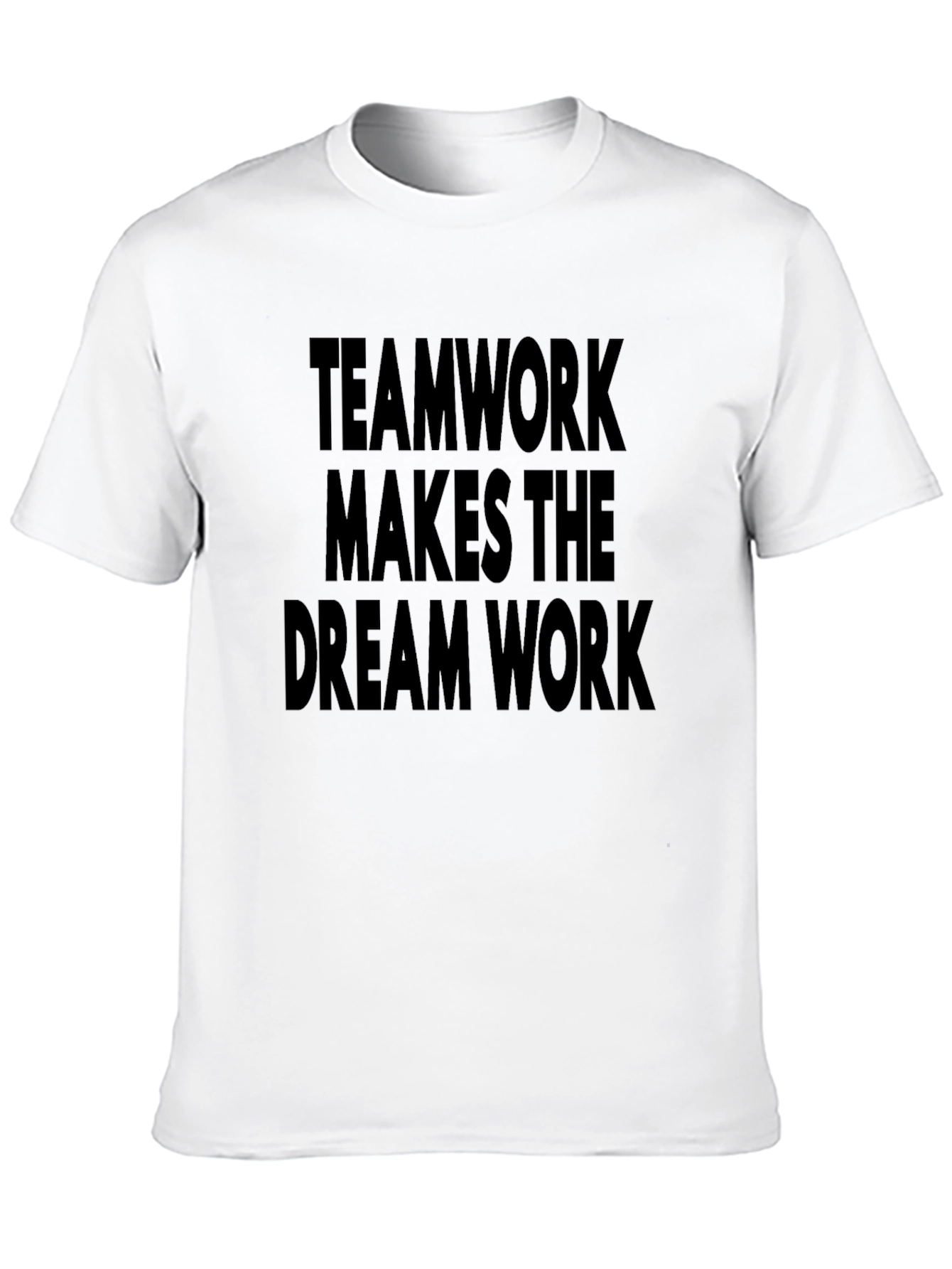 Teamwork Makes the Dream Work Black Tee