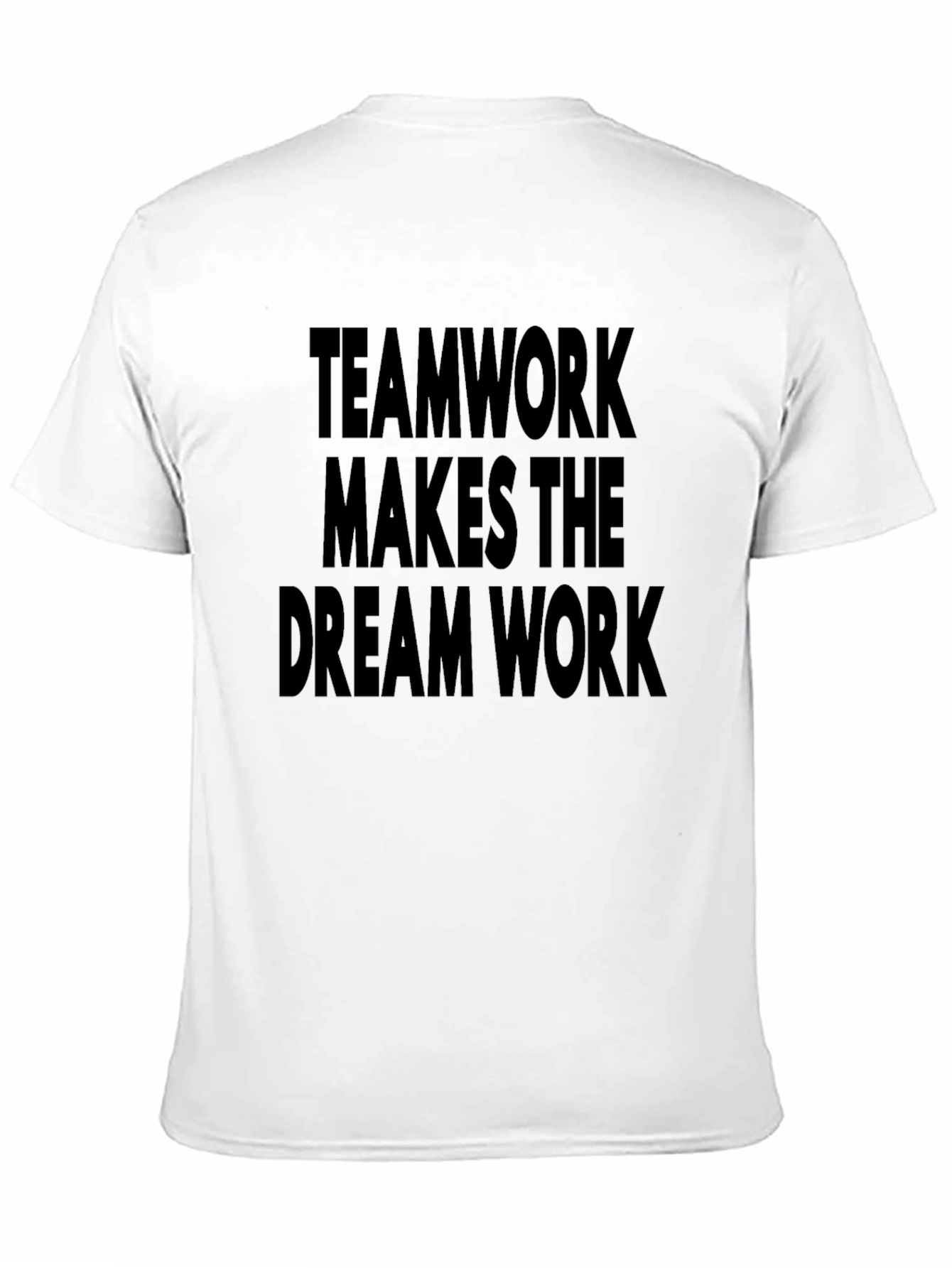 Teamwork Makes the Dream Work Black Tee