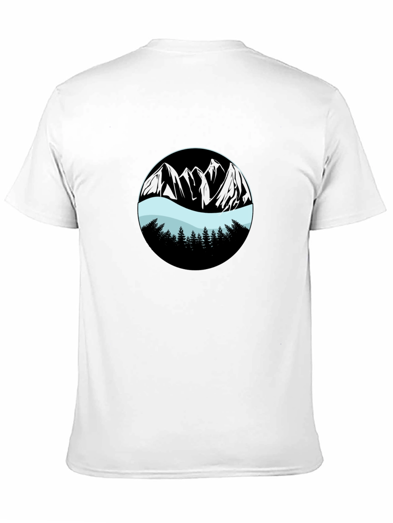 Mountain Graphic Black T-Shirt