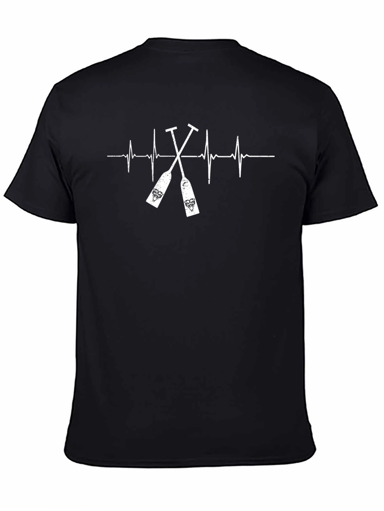 Heartbeat Paddles Graphic Tee - Black