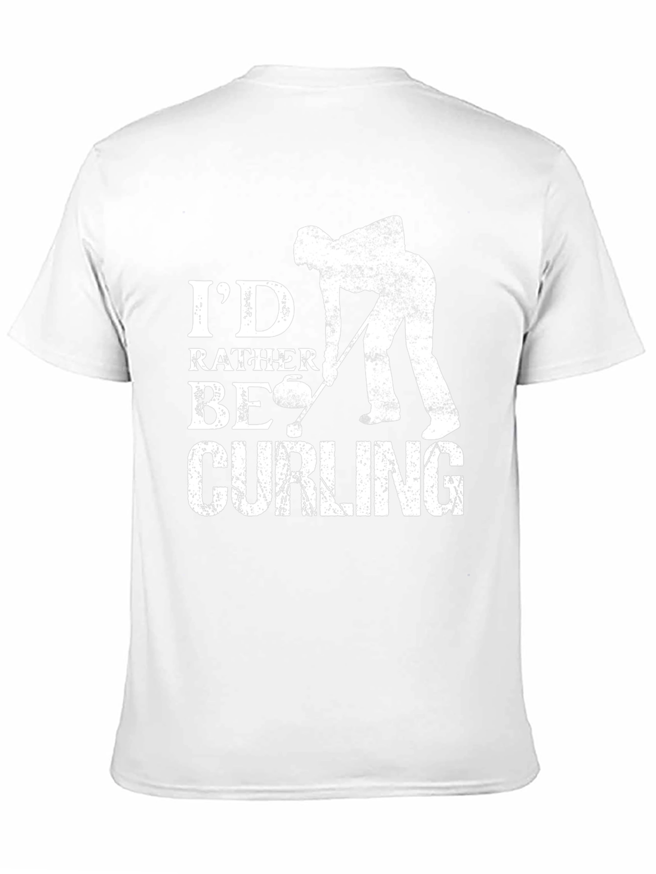Id Rather Be Curling T-Shirt