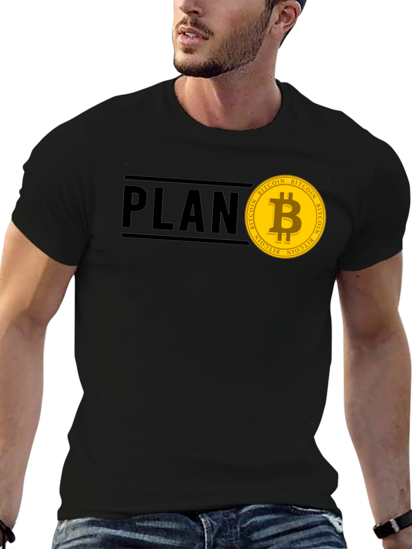 Bitcoin Plan Black T-Shirt