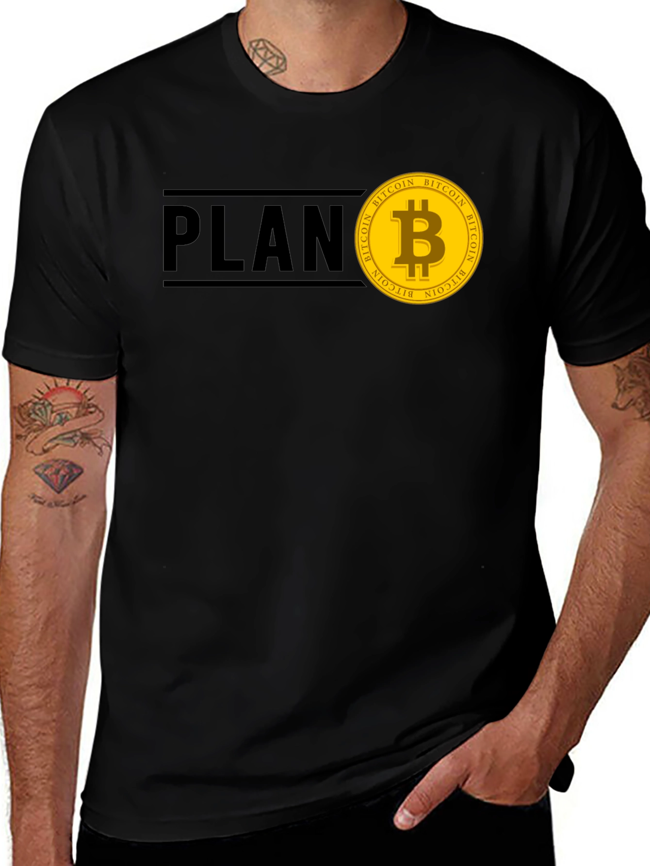 Bitcoin Plan Black T-Shirt