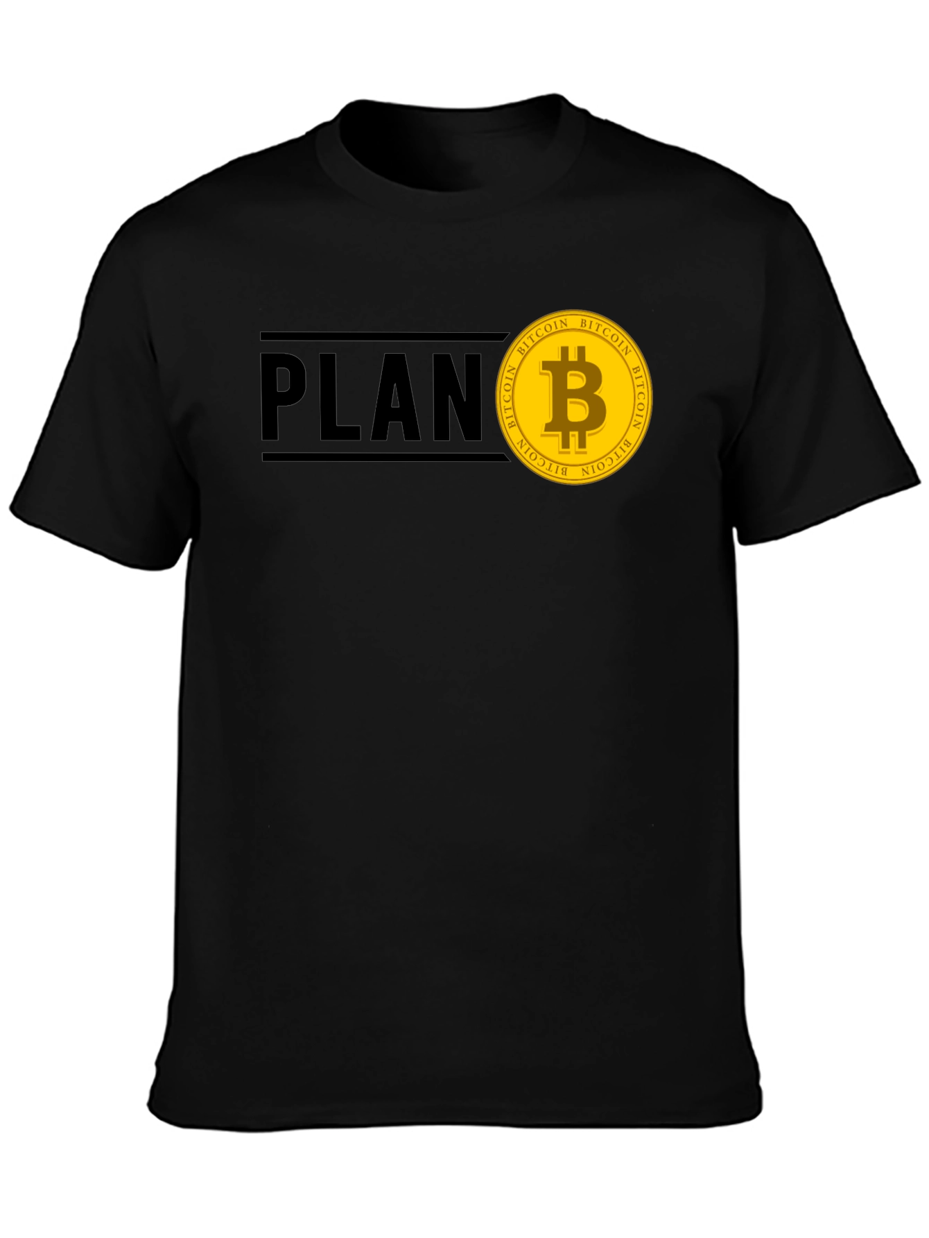 Bitcoin Plan Black T-Shirt