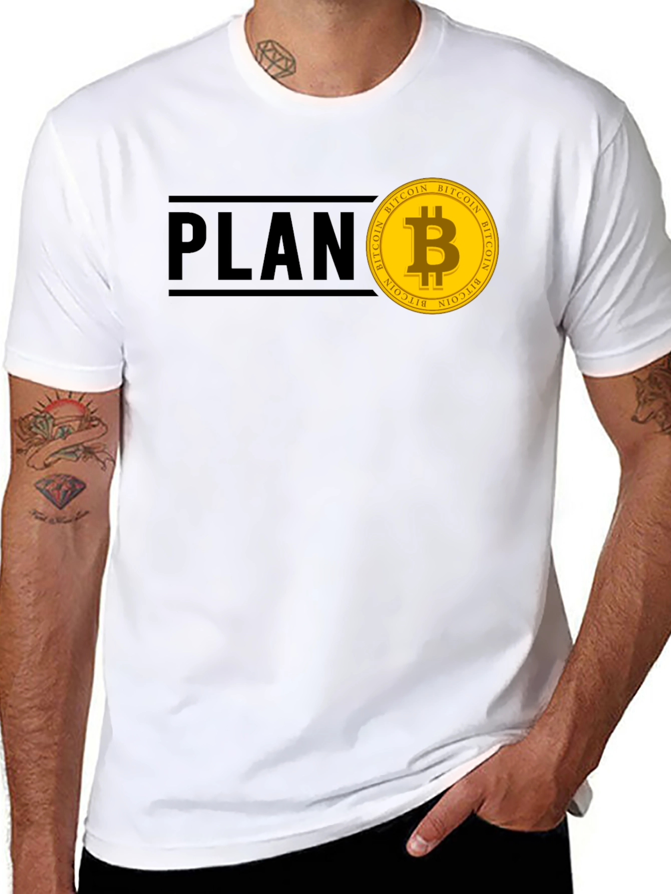 Bitcoin Plan Black T-Shirt