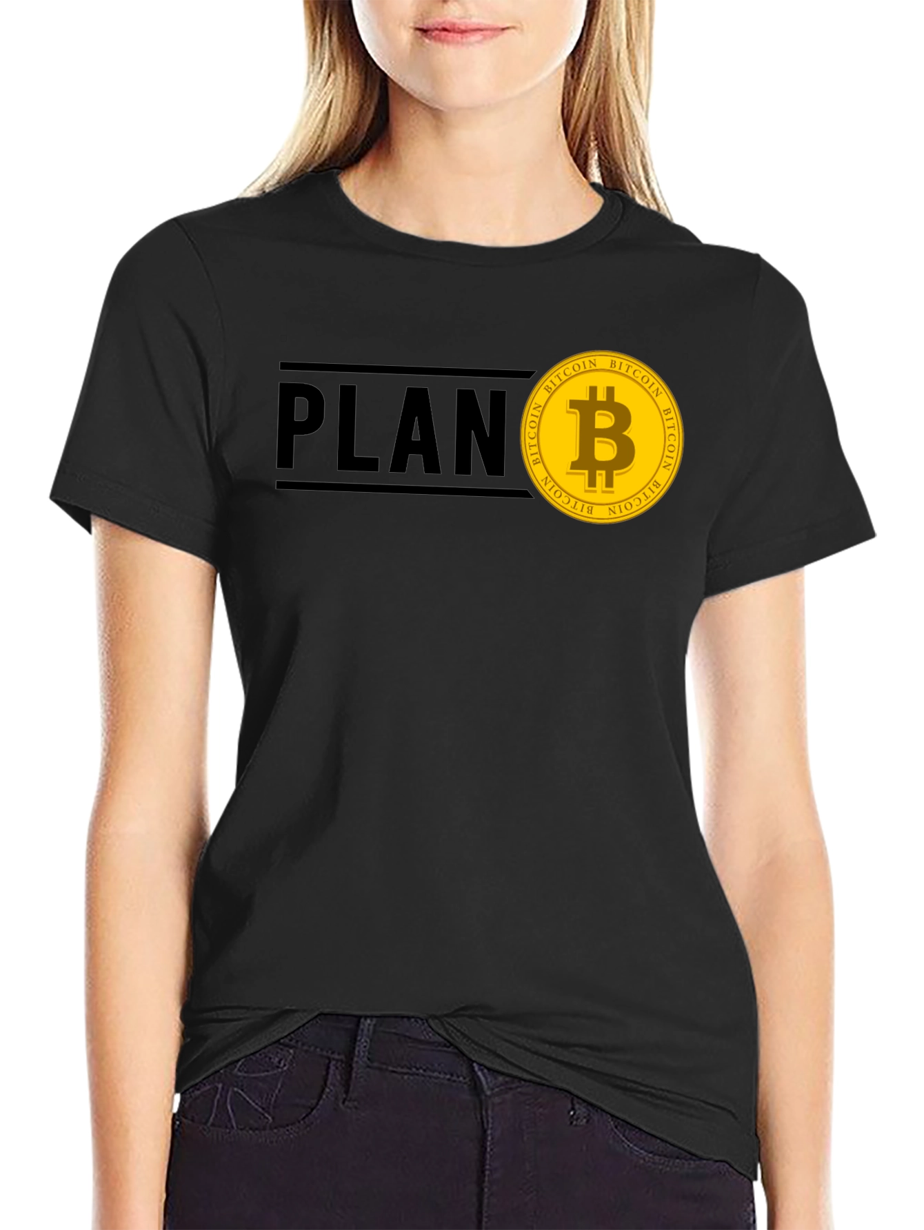 Bitcoin Plan Black T-Shirt