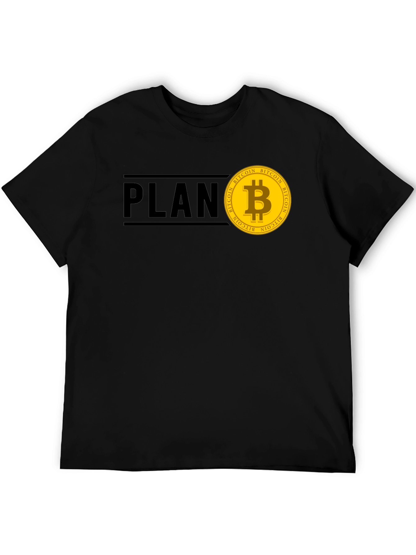 Bitcoin Plan Black T-Shirt