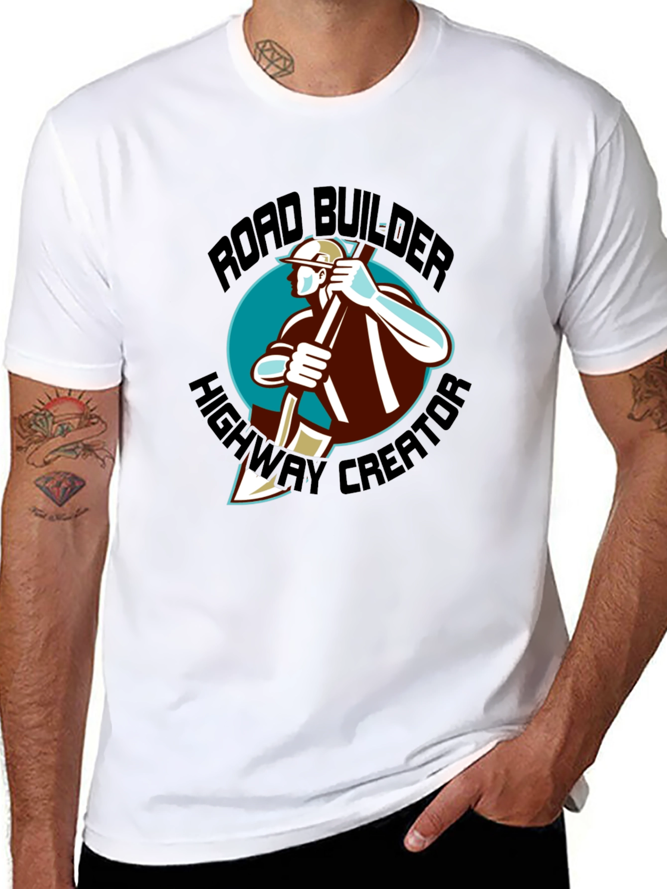 Road Builder T-Shirt - Highway Creator Graphic Tee