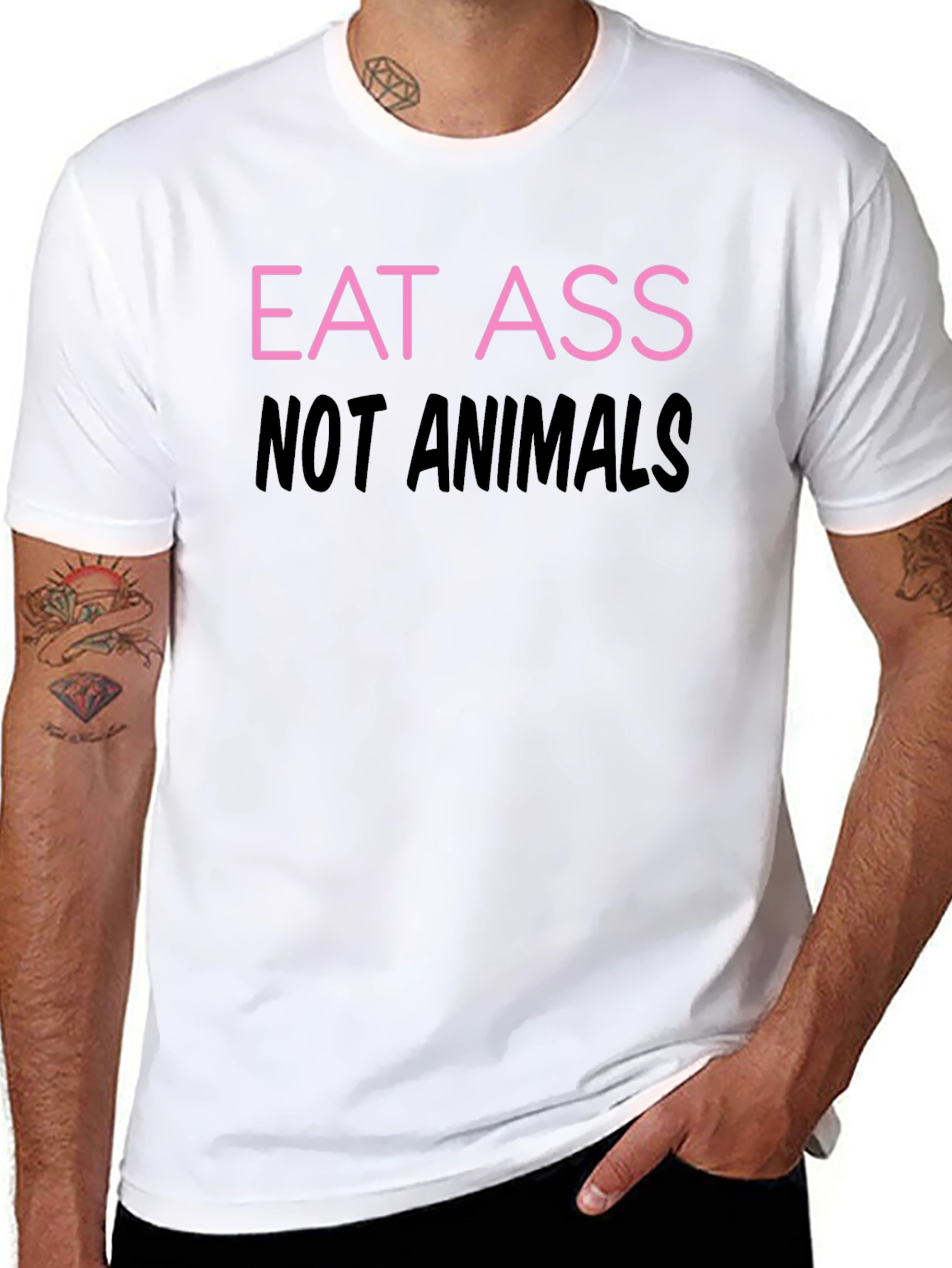 Eat Ass Not Animals Vegan T-Shirt