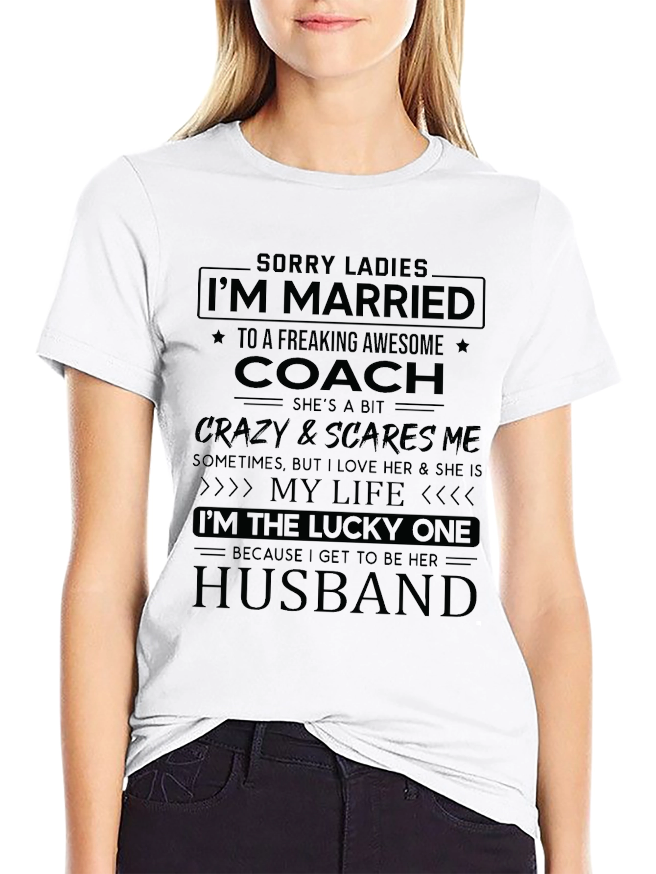 Funny Coachs Husband T-Shirt