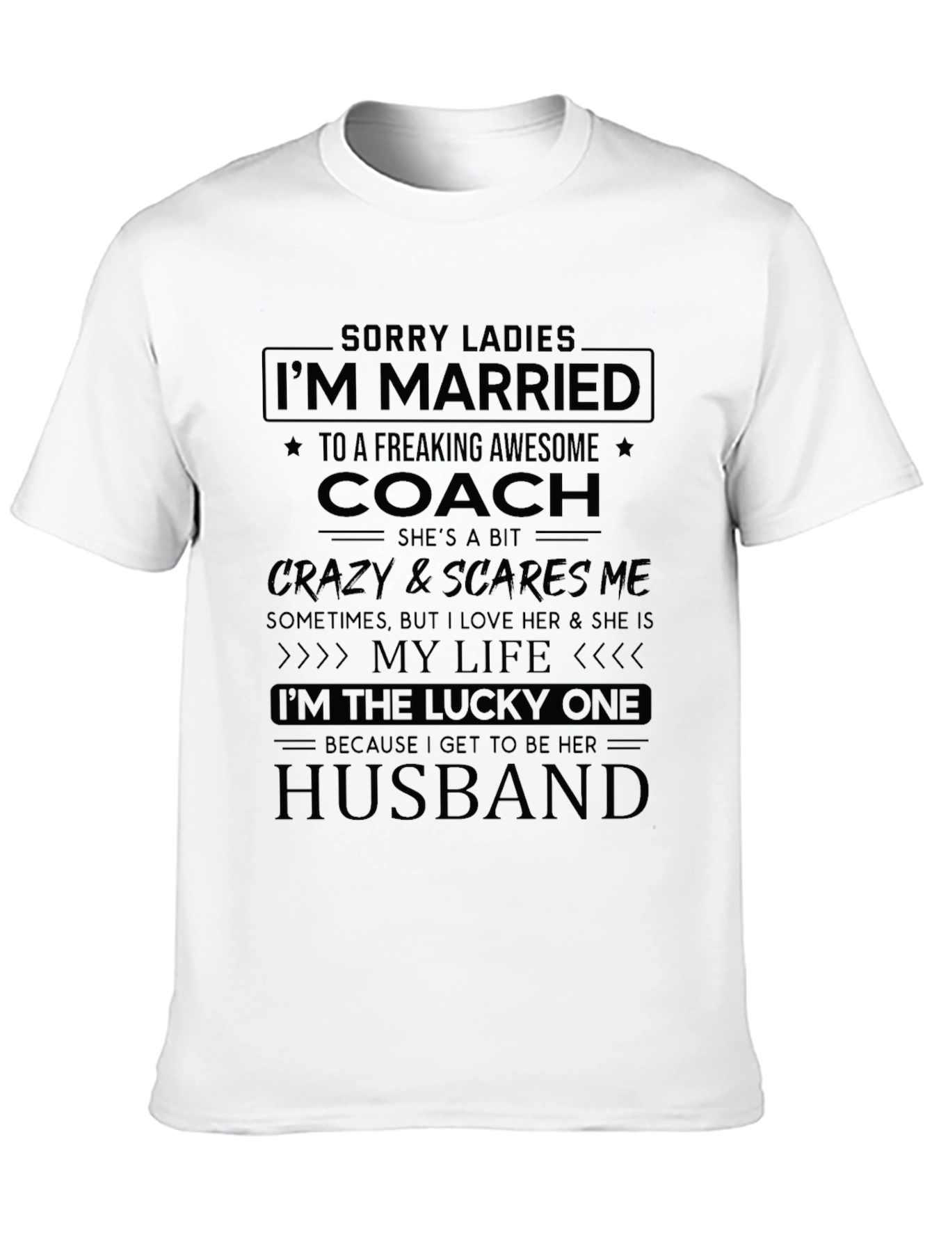 Funny Coachs Husband T-Shirt