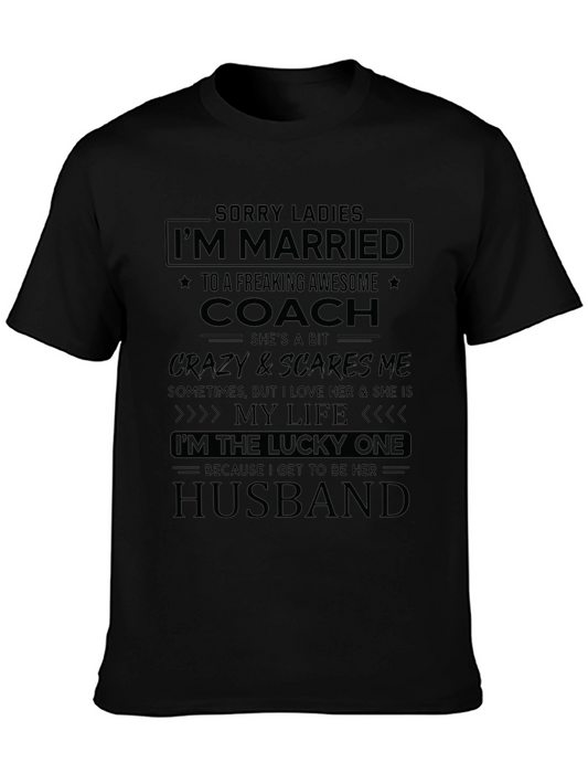 Funny Coachs Husband T-Shirt