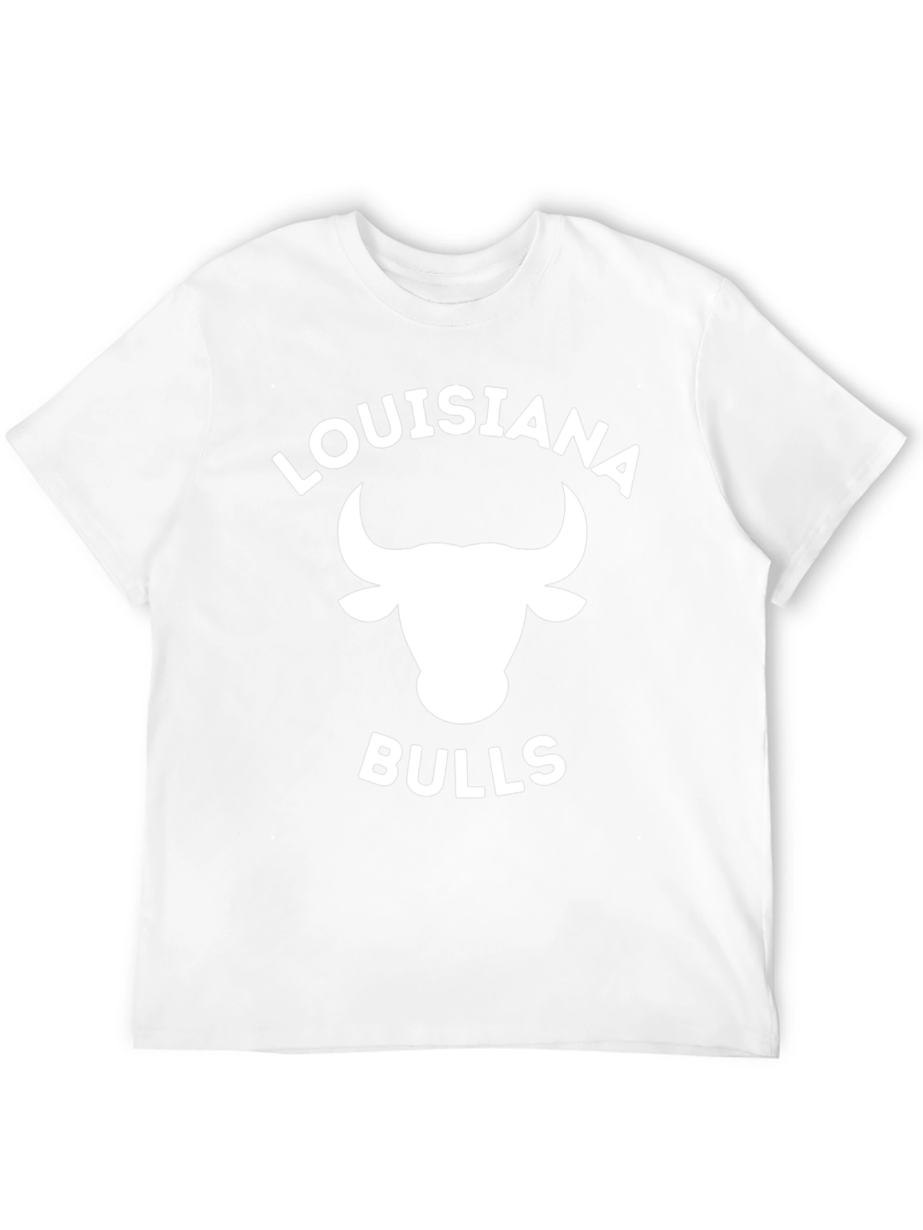 Louisiana Bulls Black Graphic Tee