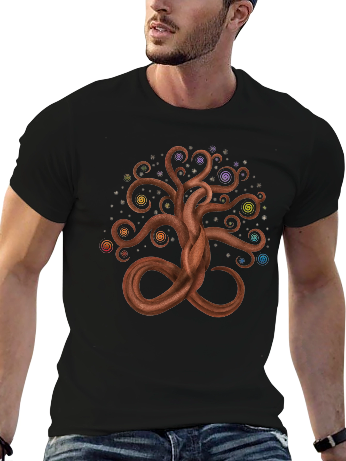 Spiral Tree of Life Graphic T-Shirt